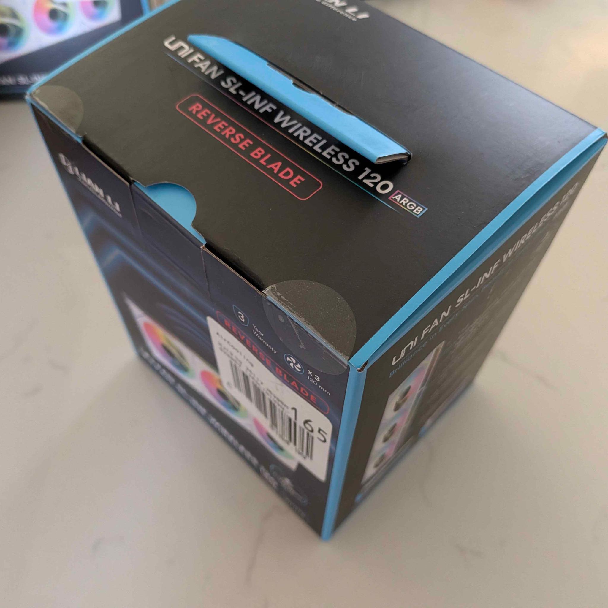 NEW SEALED Lian Li UNI FAN SL-Infinity Wireless 120 Reverse Blade (3 Pack)