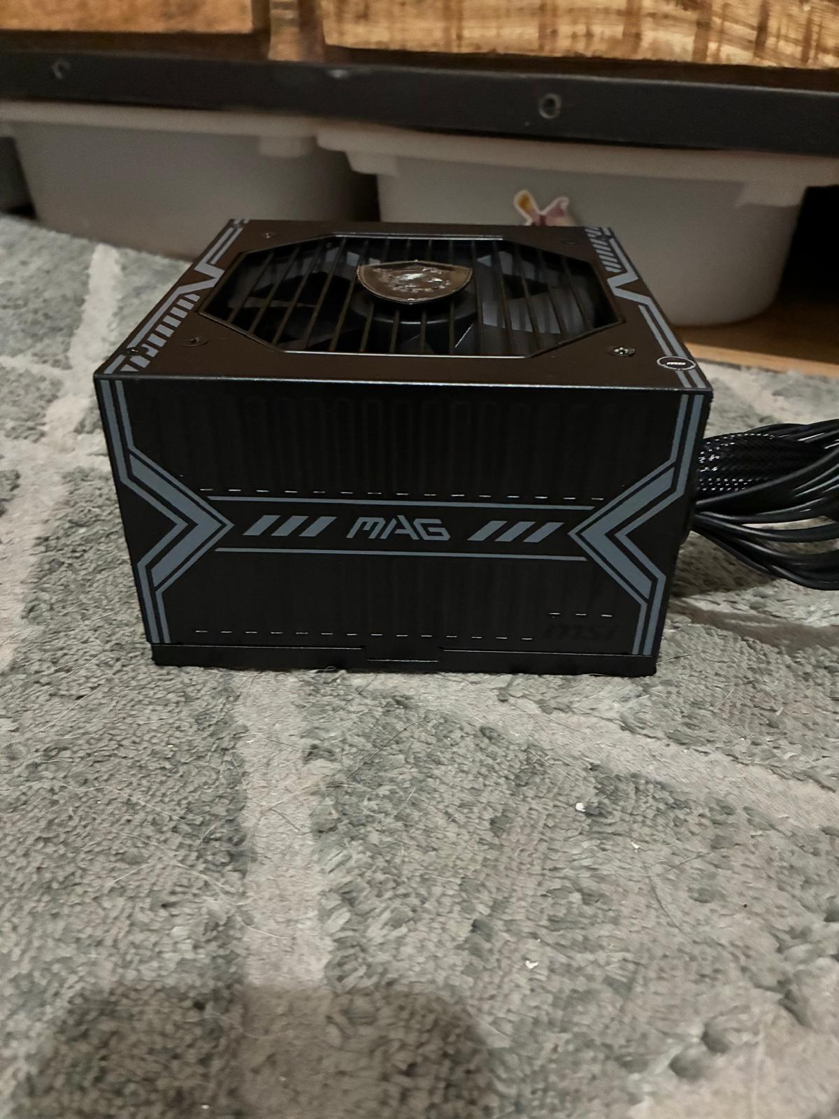 MSI MAG A550BN, Non-Modular Compact 550W Power Supply