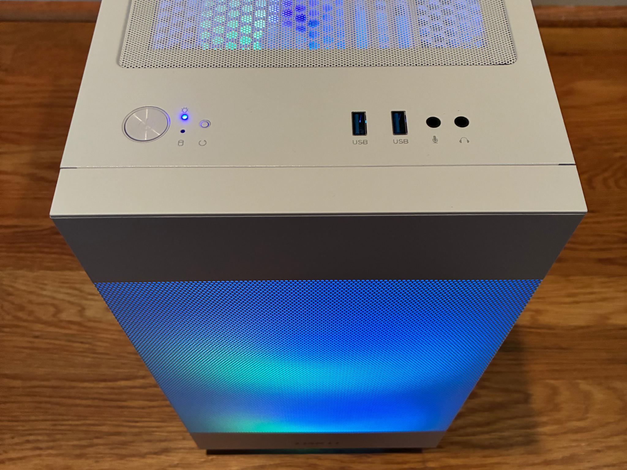 RX 9060XT R7 5800XT WHITE RGB GAMING PC 32GB 1TB SSD WiFi 6 BLUETOOTH WINDOWS 10/11