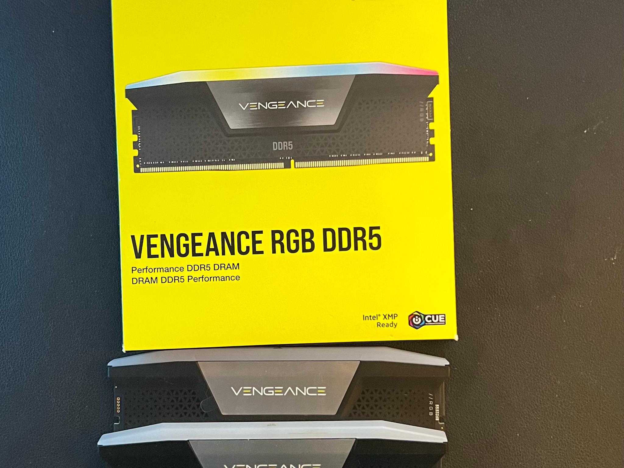 CORSAIR Vengeance RGB 32GB (2 x 16GB) 6000 CL36 DDR5 Desktop RAM