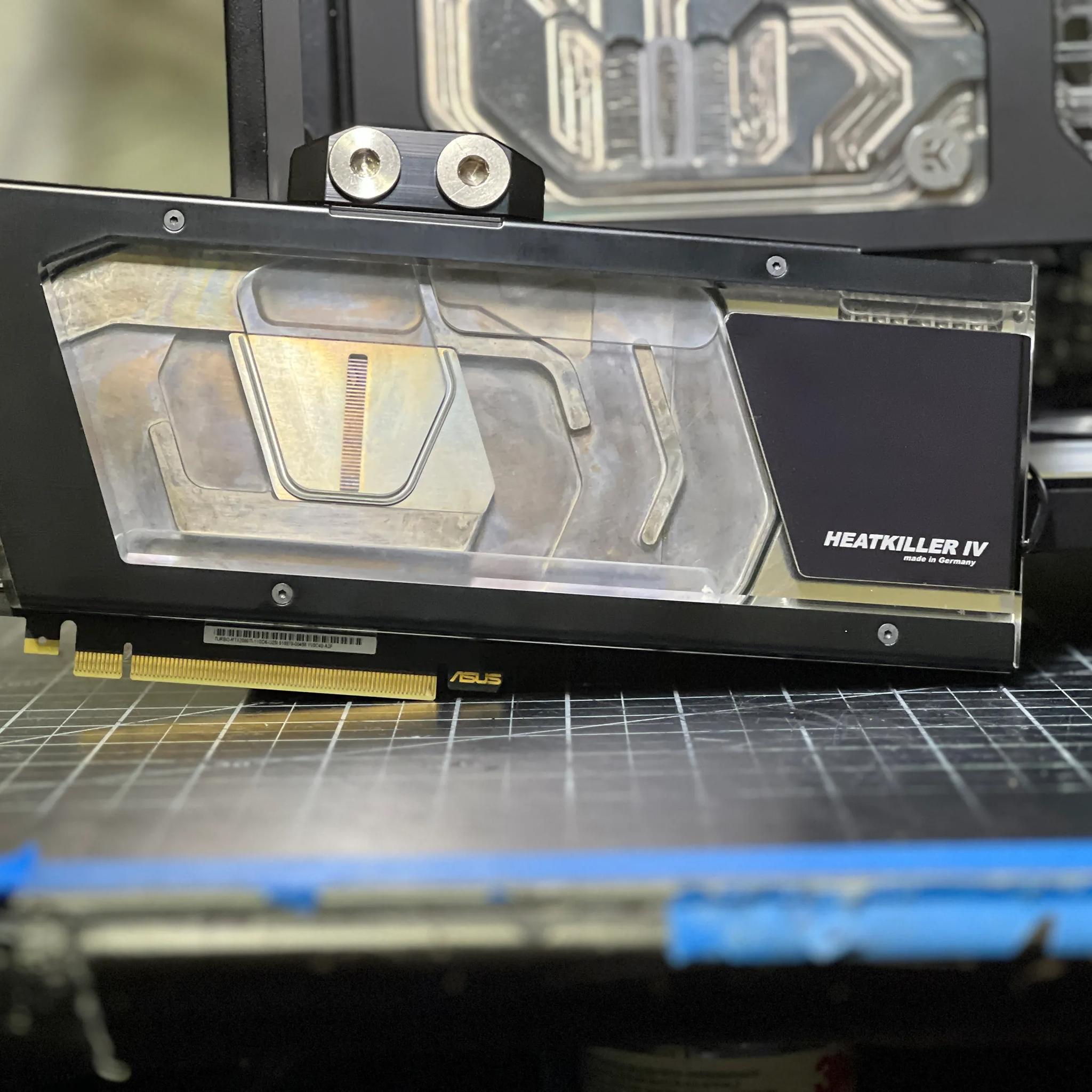 Asus RTX 2080 Ti Turbo w/ Heatkiller IV block/backplate
