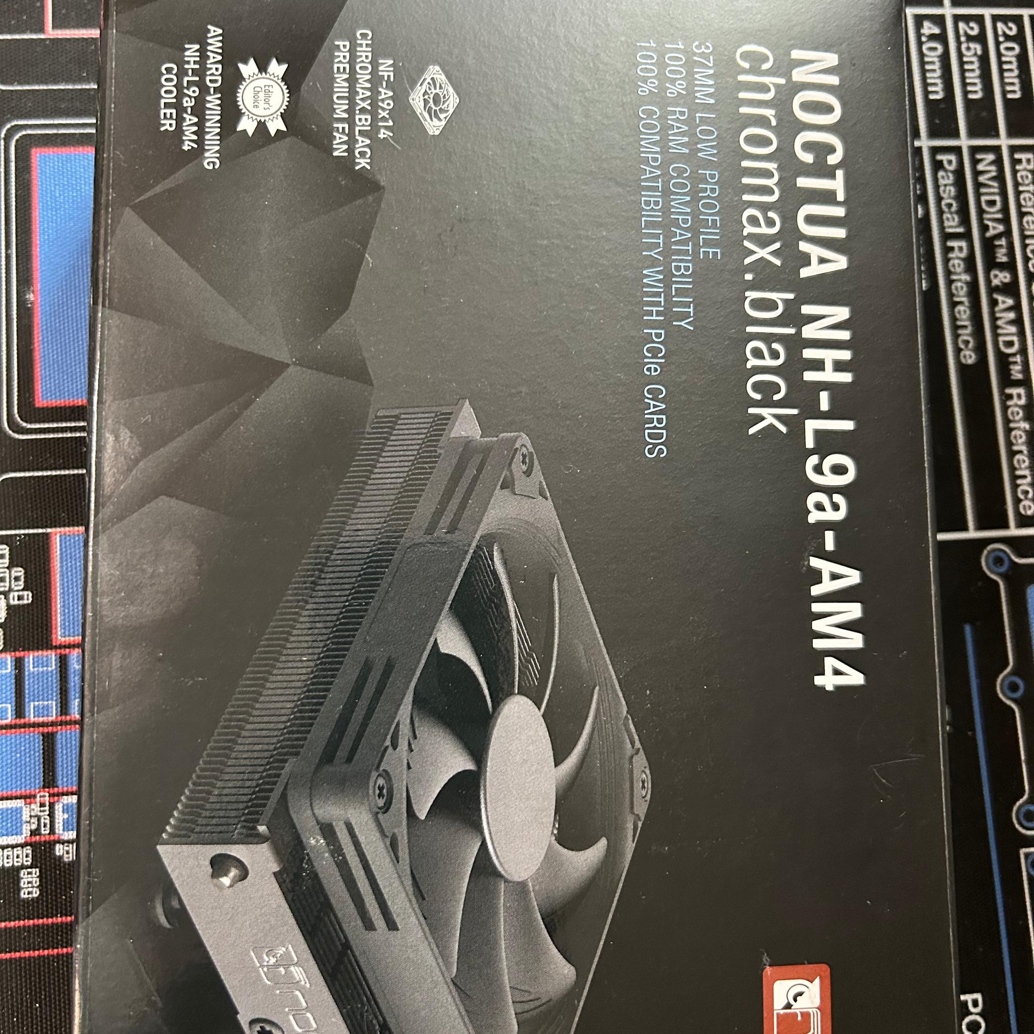 Used Noctua Chromax Black Low Profile NH-L9A-AM4