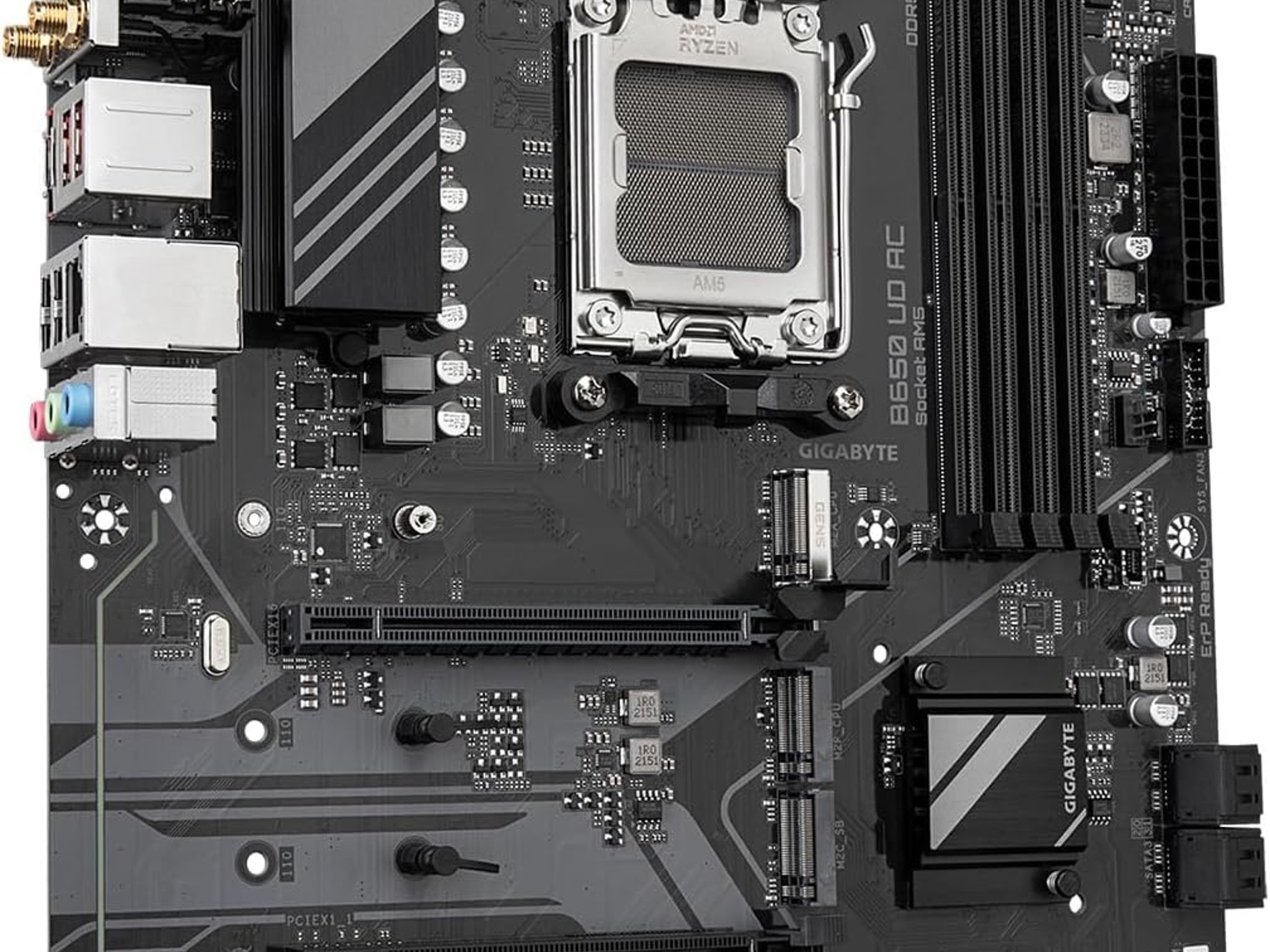 GIGABYTE B650 UD AC AMD AM5 B650 ATX M.2 Desktop Motherboard A
