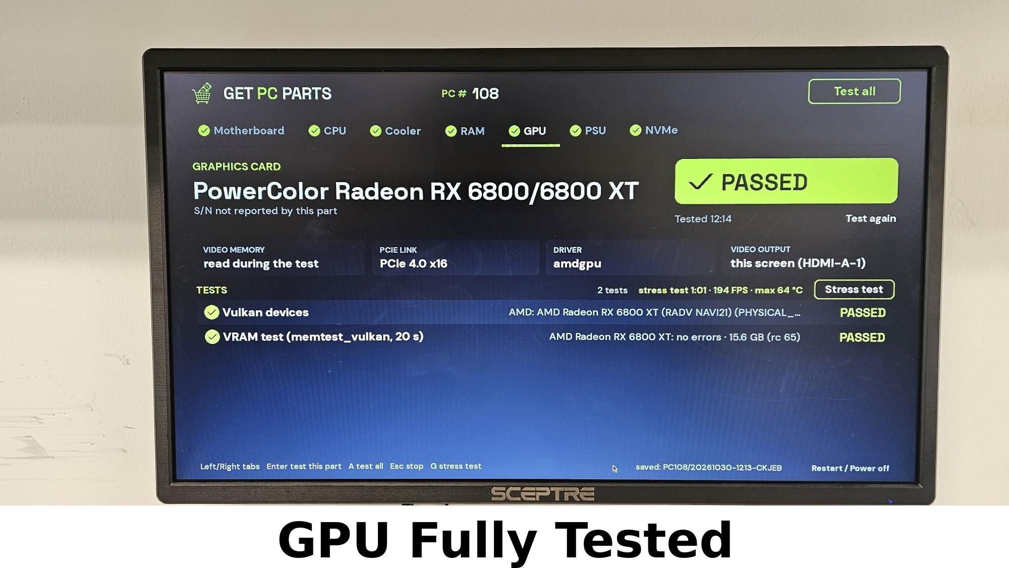 RX 6800 XT PowerColor Red Dragon 16GB