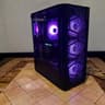 Intel Core I5-10500 / RTX 4060 Ti 8GB - 512GB M.2 & 512GB SSD - Mid Tower Gaming PC - Black