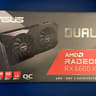ASUS DUAL RADEON RX 6600 XT graphics card. Used. Works perfectly w/box.