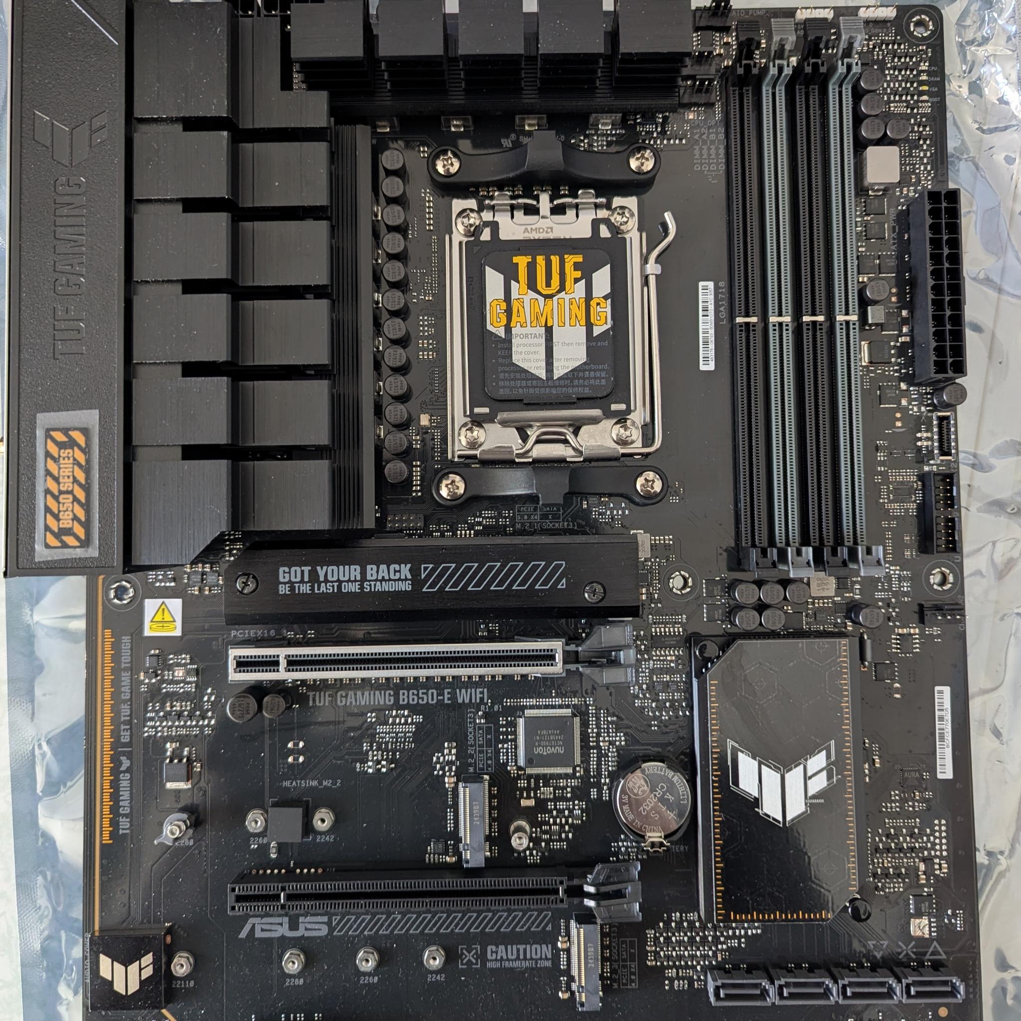ASUS B650-E TUF Gaming WiFi AMD AM5 ATX Motherboard