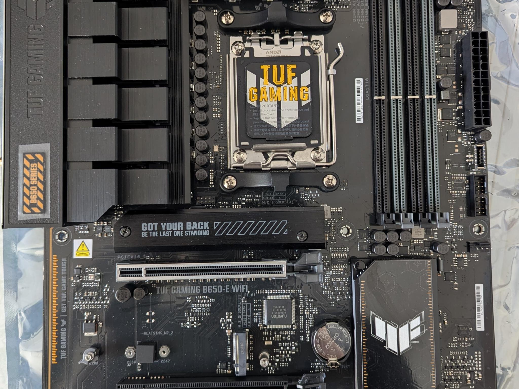 ASUS B650-E TUF Gaming WiFi AMD AM5 ATX Motherboard