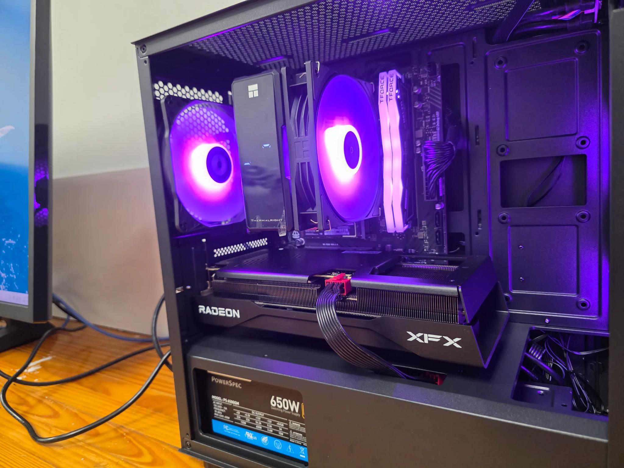 AMD Custom Gaming PC Computer (Ryzen 9600x, XFX 9060 XT, 16GB DDR5)