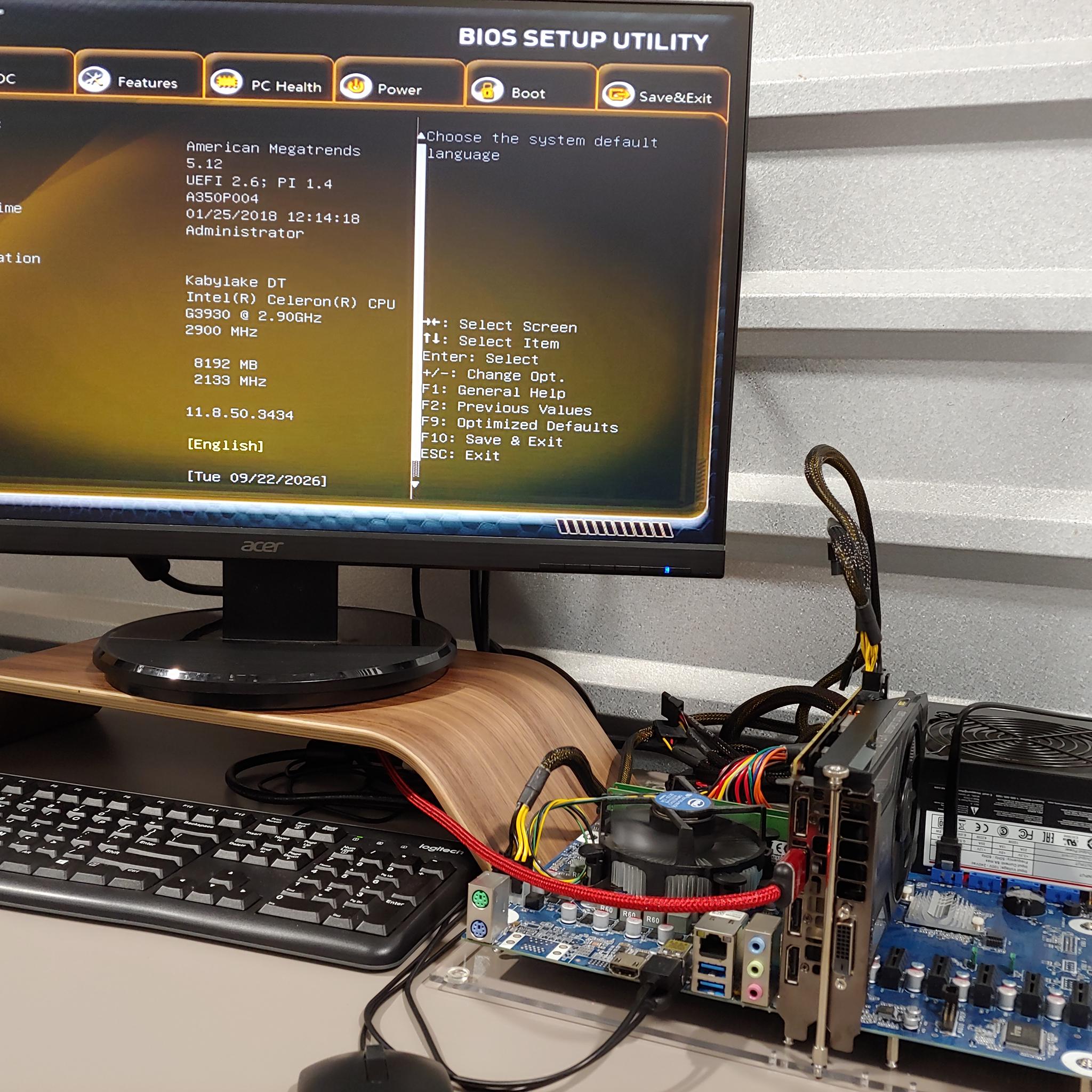 ZOTAC B150 Mining Motherboard + Celeron G3930 + 8GB DDR4 – Tested Working w/ Box