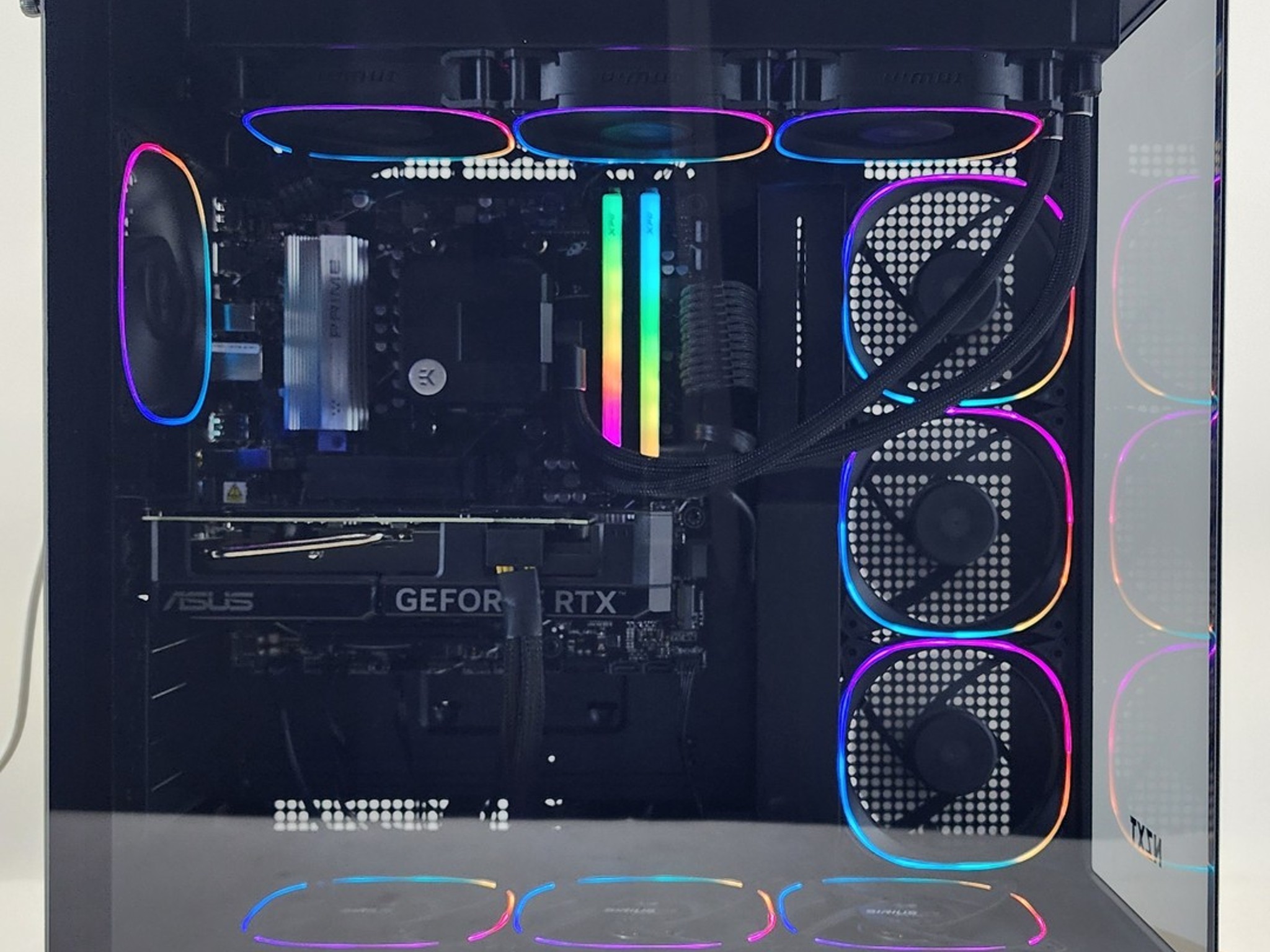 Gaming PC Ryzen 7 7700 32GB RAM 1TB SSD RTX 4070 SUPER 12GB Windows 11 Computer