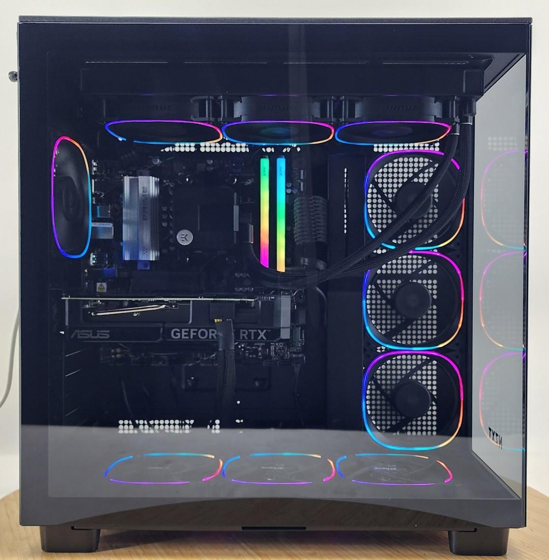 Gaming PC Ryzen 7 7700 32GB RAM 1TB SSD RTX 4070 SUPER 12GB Windows 11 Computer