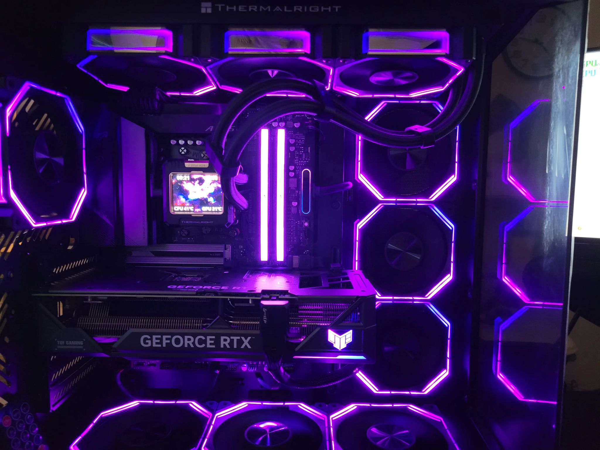 🚀 Ryzen 7 7800X3D + RTX 4070 Ti SUPER TUF + FW360 LCD AIO + 32GB DDR5 + PCIe 5.0 PSU + ARGB Mods 🎮