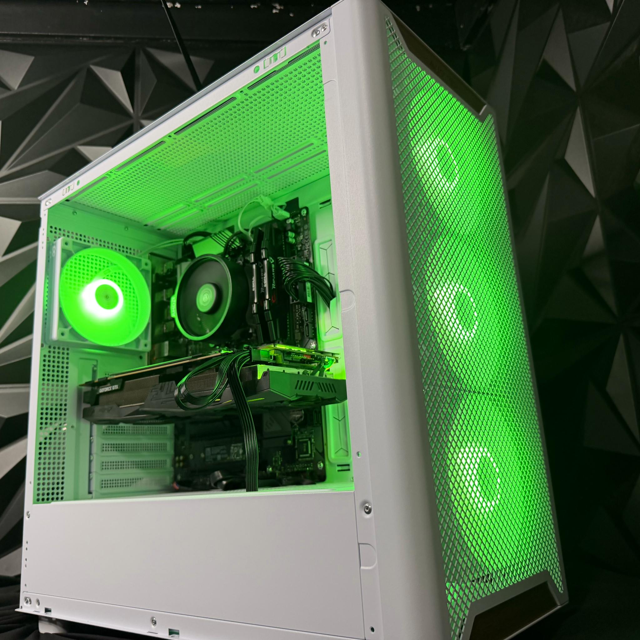 🤍🌲 WHITE WOOD TI 🌲🤍Ryzen 5 5500| GTX 1080Ti| 16 GB DDR4| 500 GB NVMe| 650W PSU