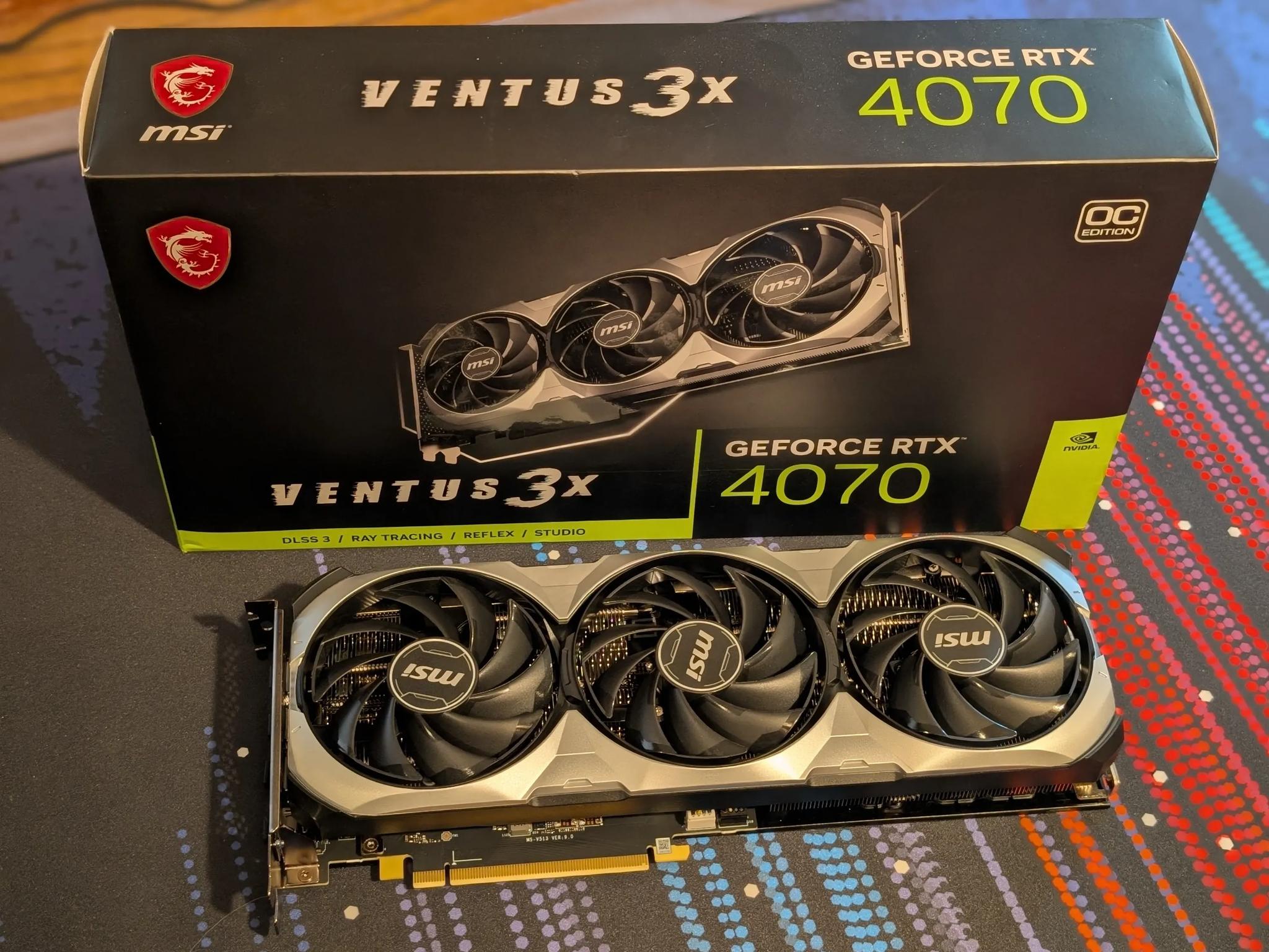 MSI RTX 4070 Ventus 3X