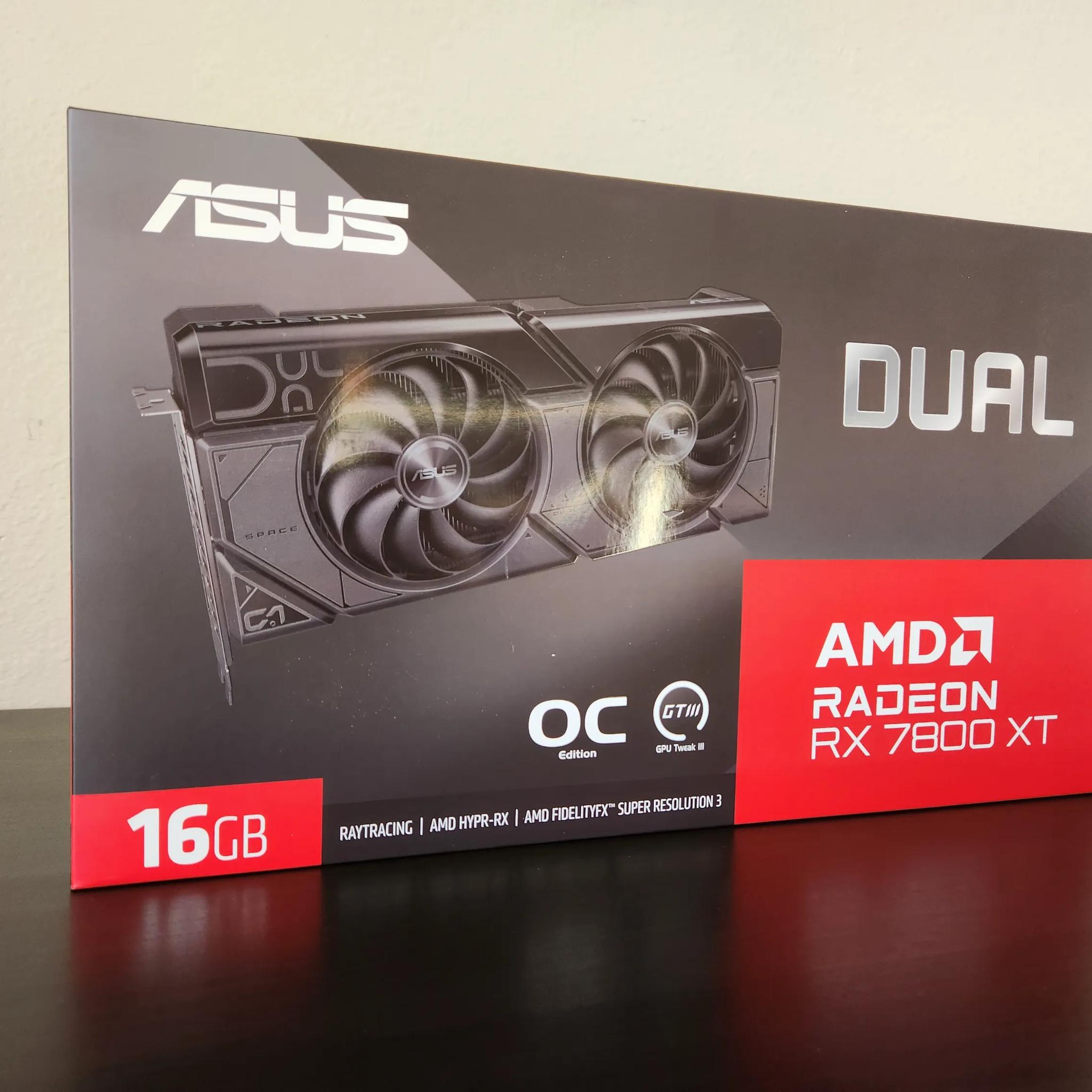 ASUS Dual OC Radeon RX 7800 XT 16GB