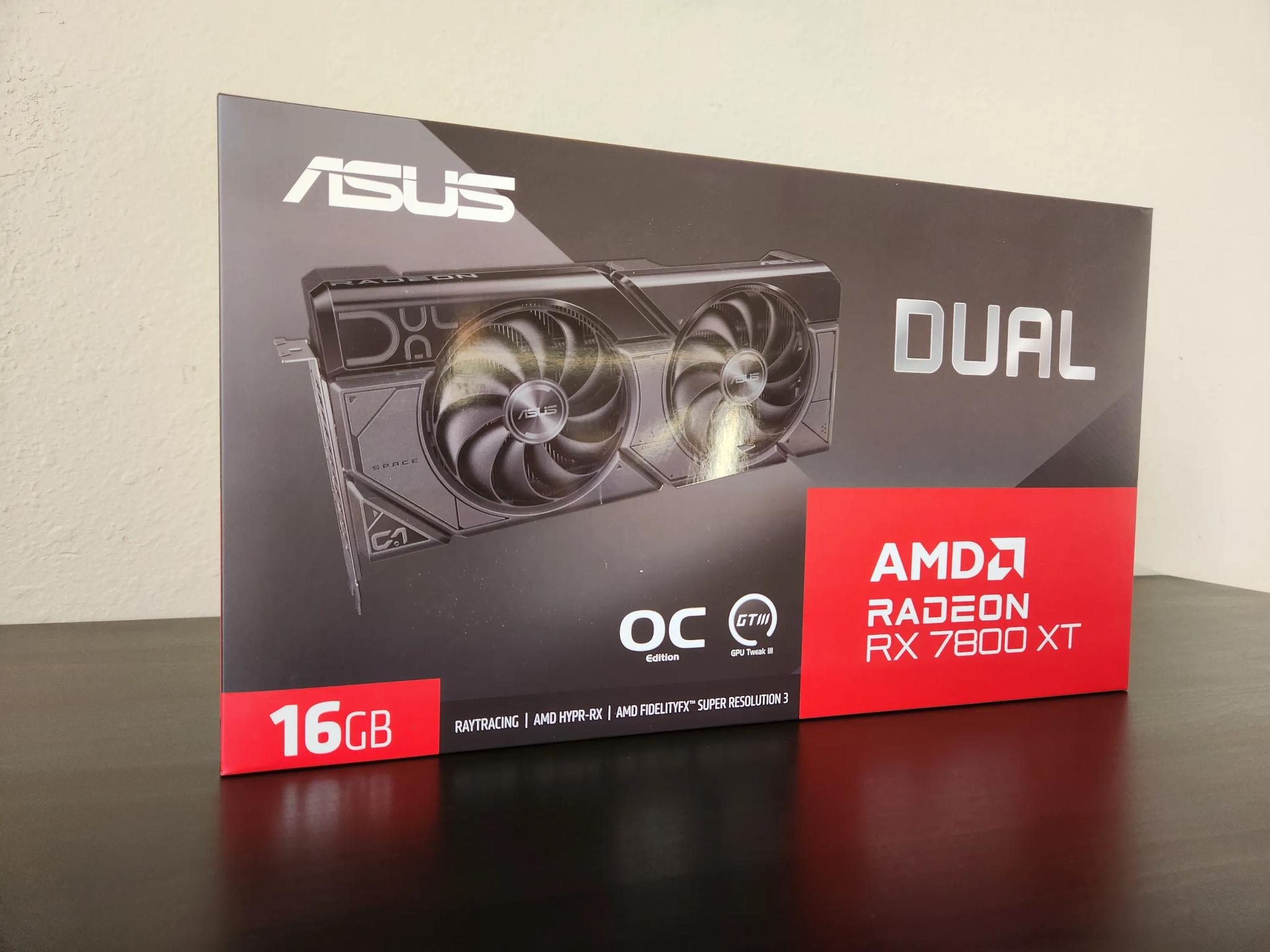 ASUS Dual OC Radeon RX 7800 XT 16GB