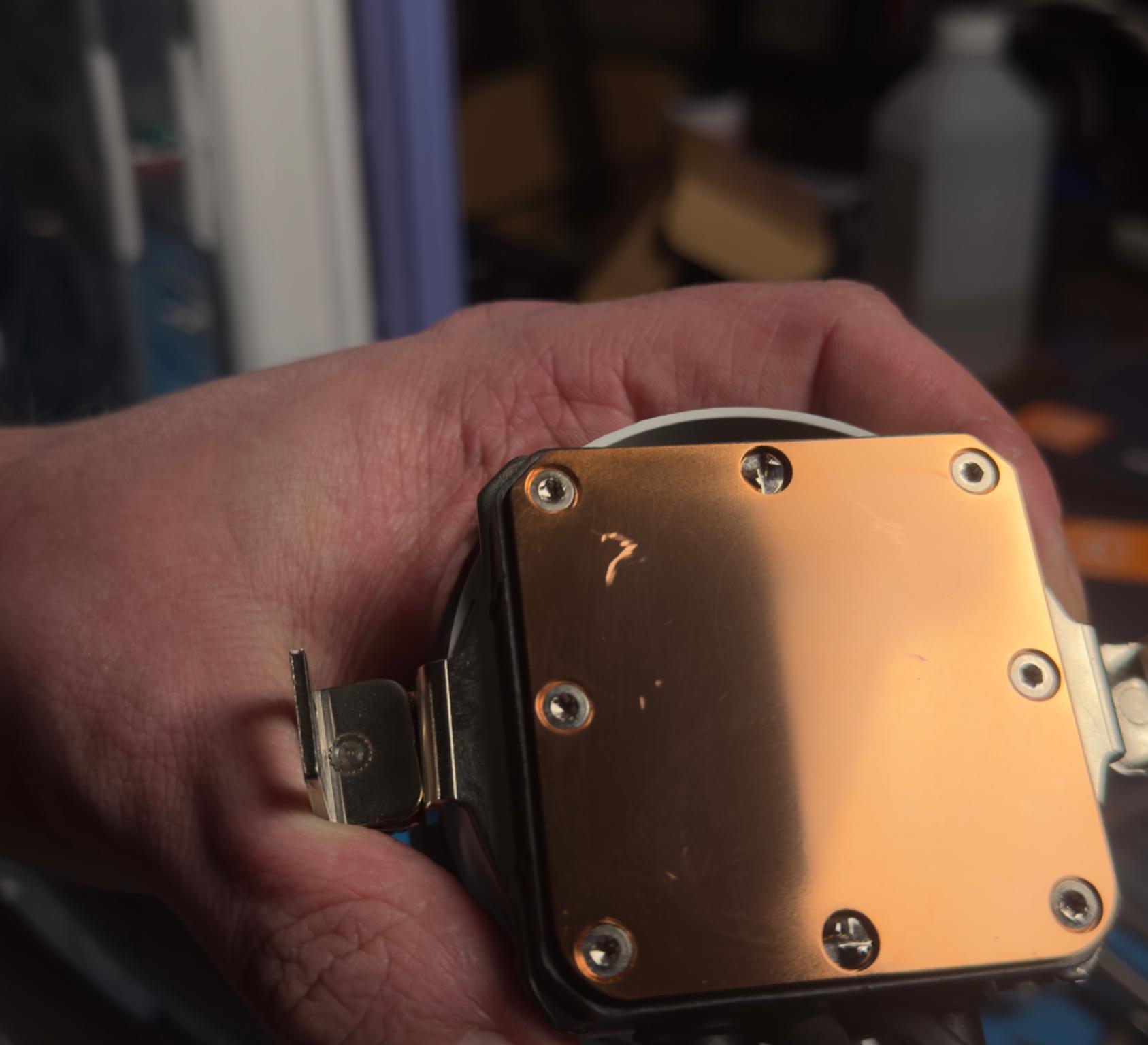 USED-VERY GOOD Lian Li Galahad 360 AIO RGB - White w/Box and all components including fans.