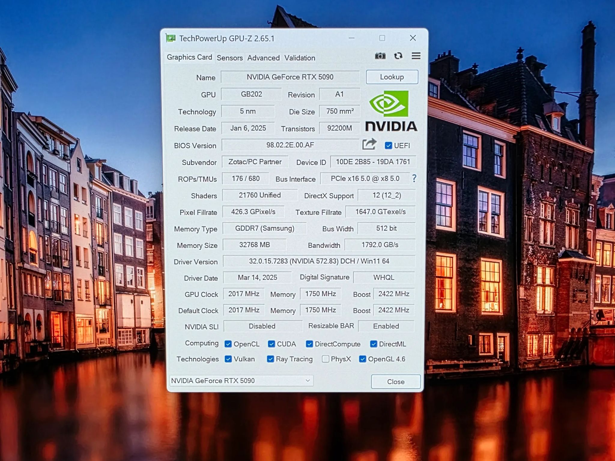 5090 Zotac Gaming Solid OC