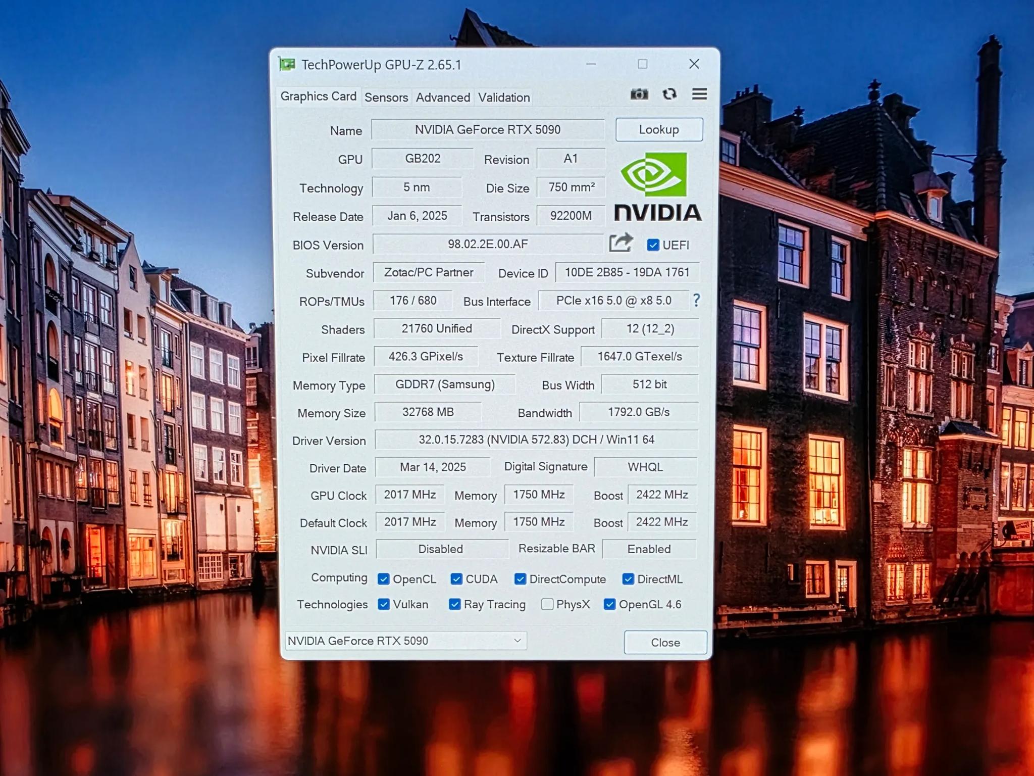 5090 Zotac Gaming Solid OC