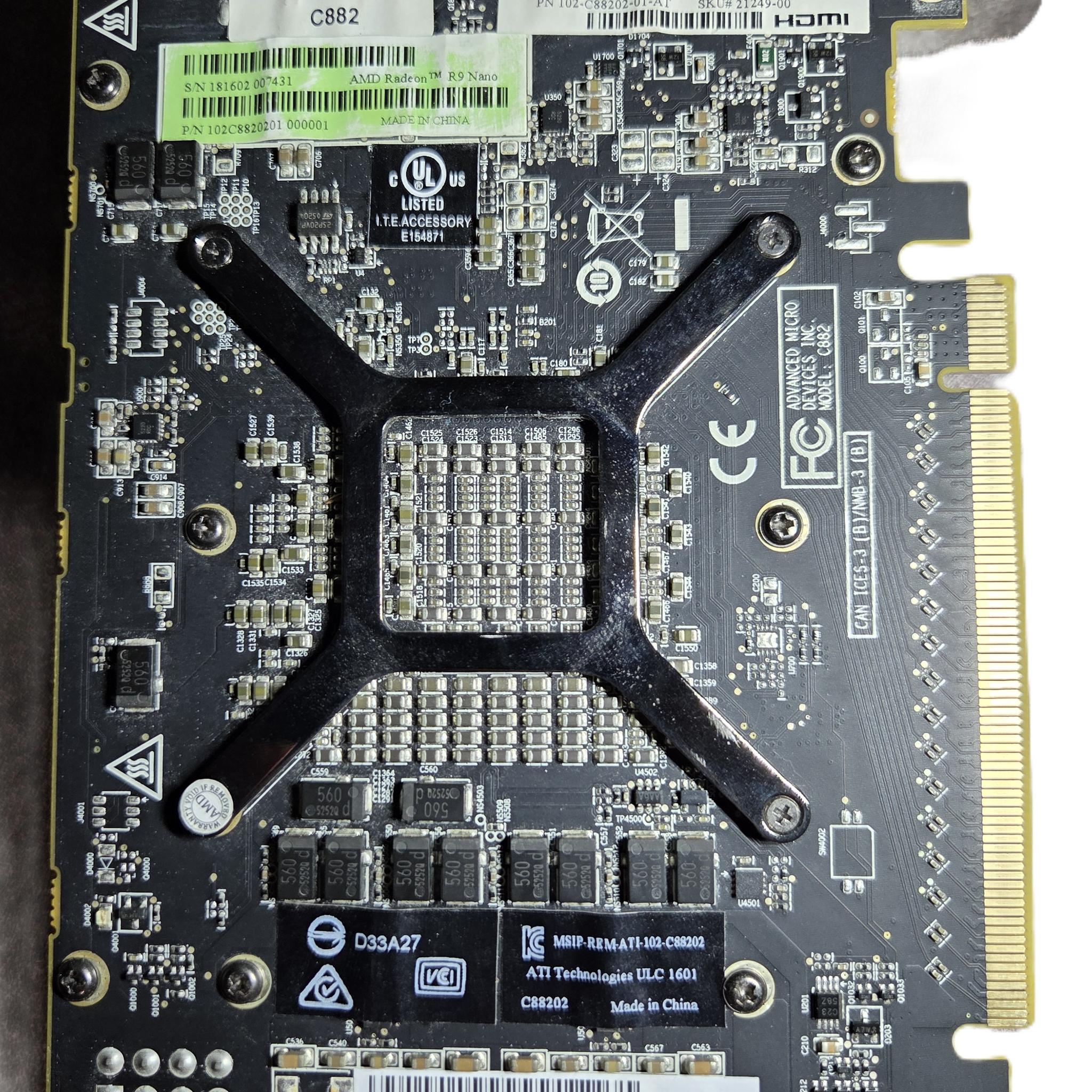 Sapphire Radeon 4GB HBM Graphics Card – Tested & Working