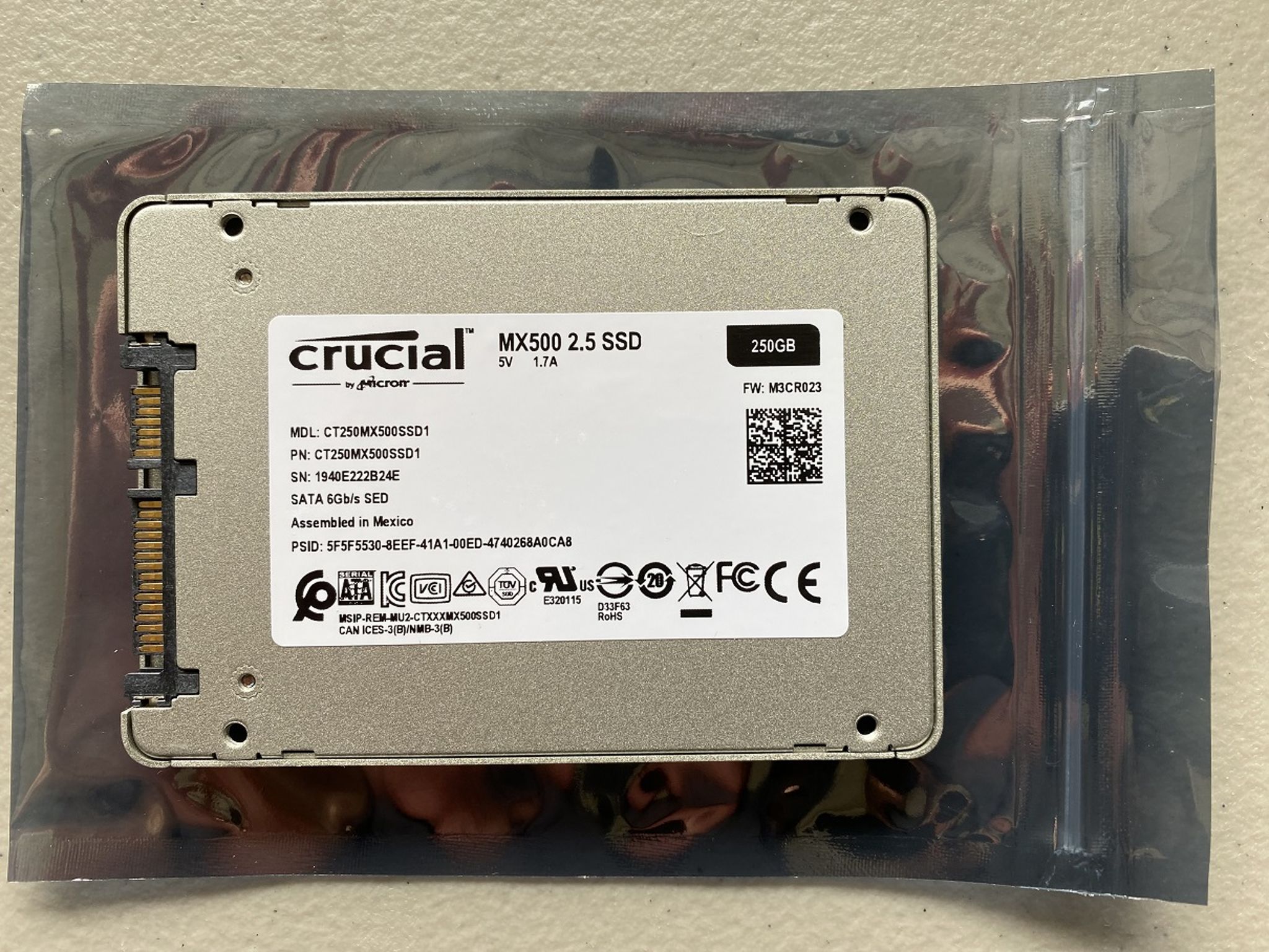 Combo Bag - Core i7 (6th gen), 16gb DDR4 2133MHz (8x2), 250gb SSD
