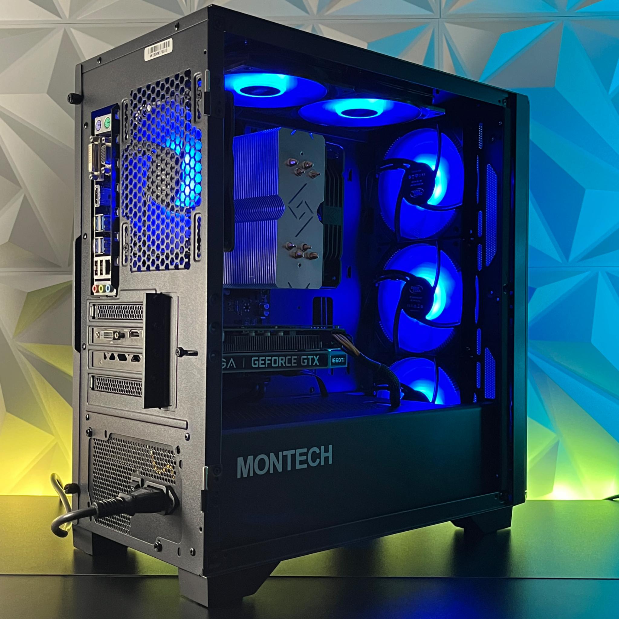 GTX 1660 Ti 6GB, Ryzen 3 2300X, 16GB RAM | Black Gaming Computer/PC