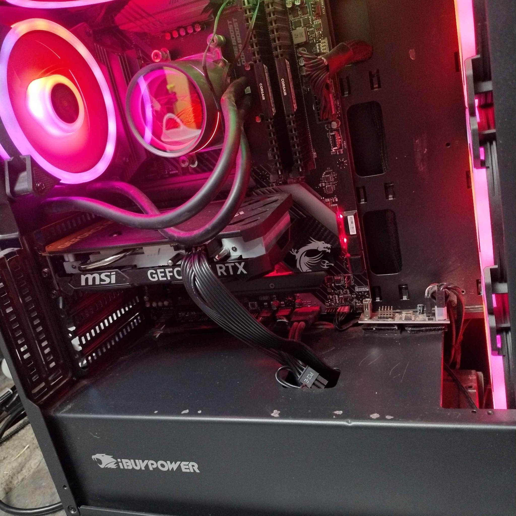 Gaming PC. 5600x CPU, with 64GB of ram (2x32, 3200mt/s), and an MSI 4060