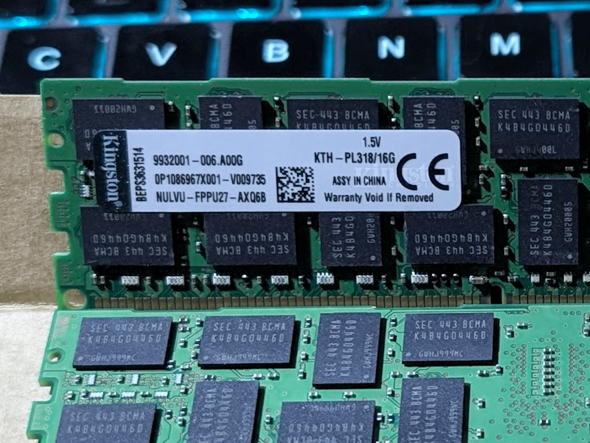 16GB | Kingston PL318/16G | 2Rx4 PC3-12800R |1600MT/s | DDR3 | CL11 2RX4 1.5V 240-pin 4Gbit