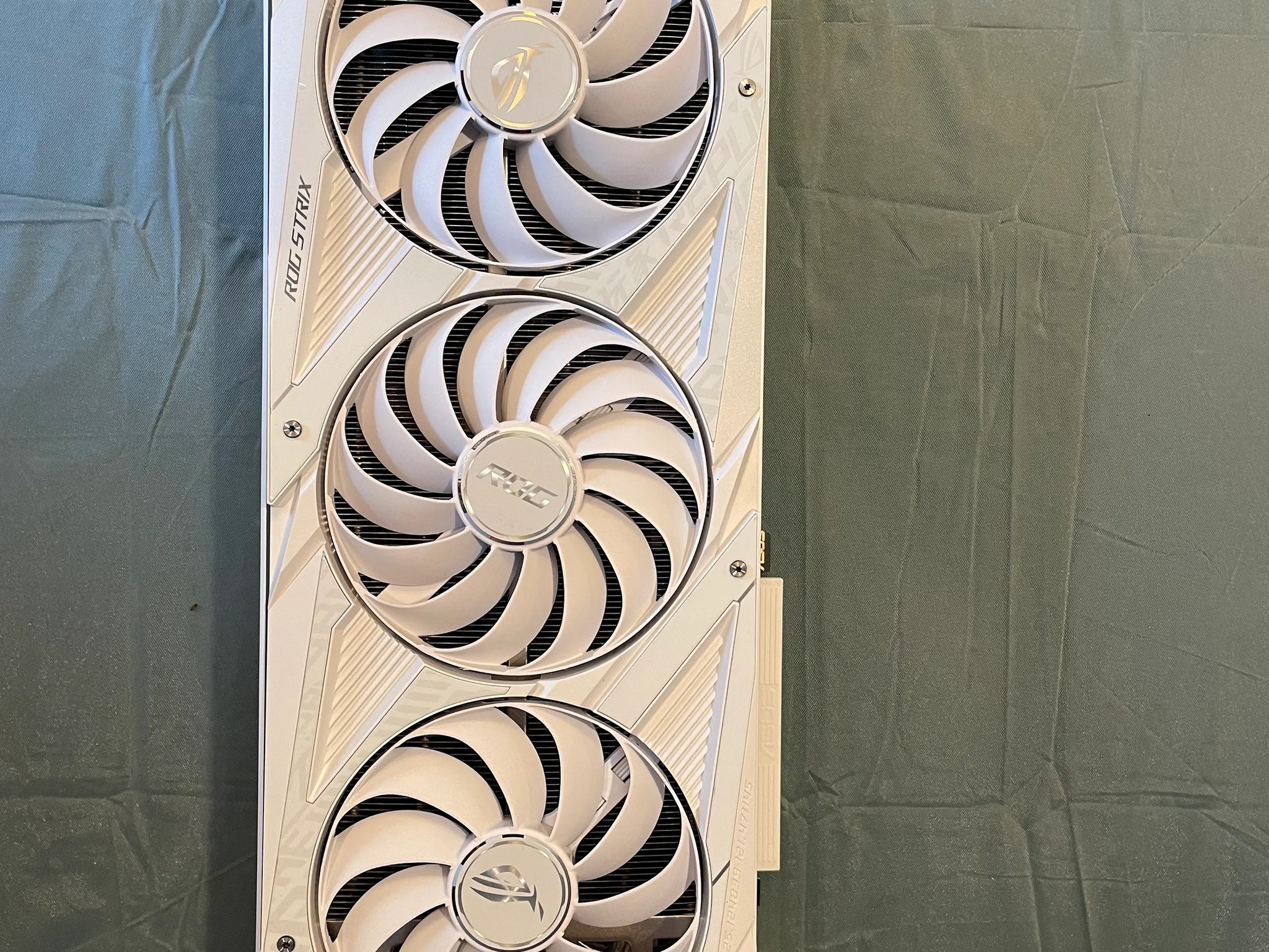 White ASUS ROG Strix 3080 10GB