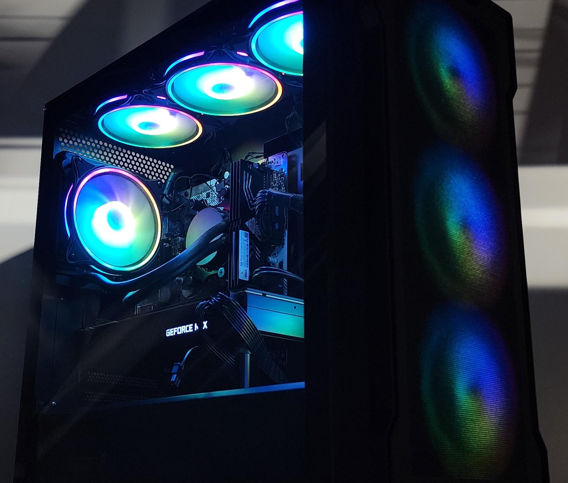 Gaming PC Ryzen 5 5500 16GB RAM 512GB SSD + 1TB HDD RTX 2070 SUPER 8GB Win11 PC