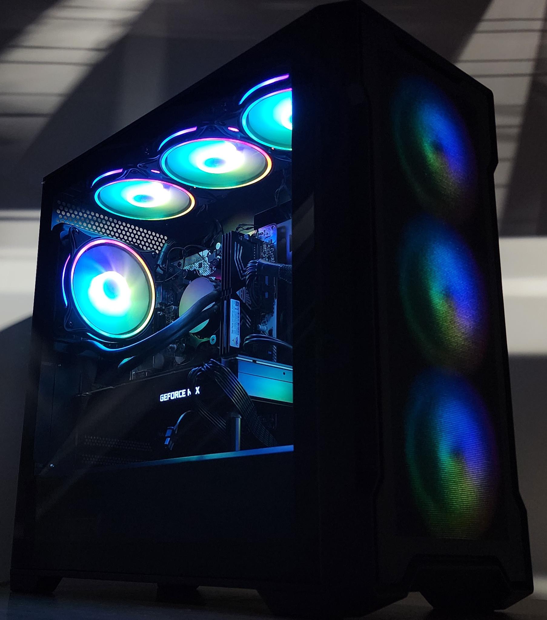Gaming PC Ryzen 5 5500 16GB RAM 512GB SSD + 1TB HDD RTX 2070 SUPER 8GB Win11 PC