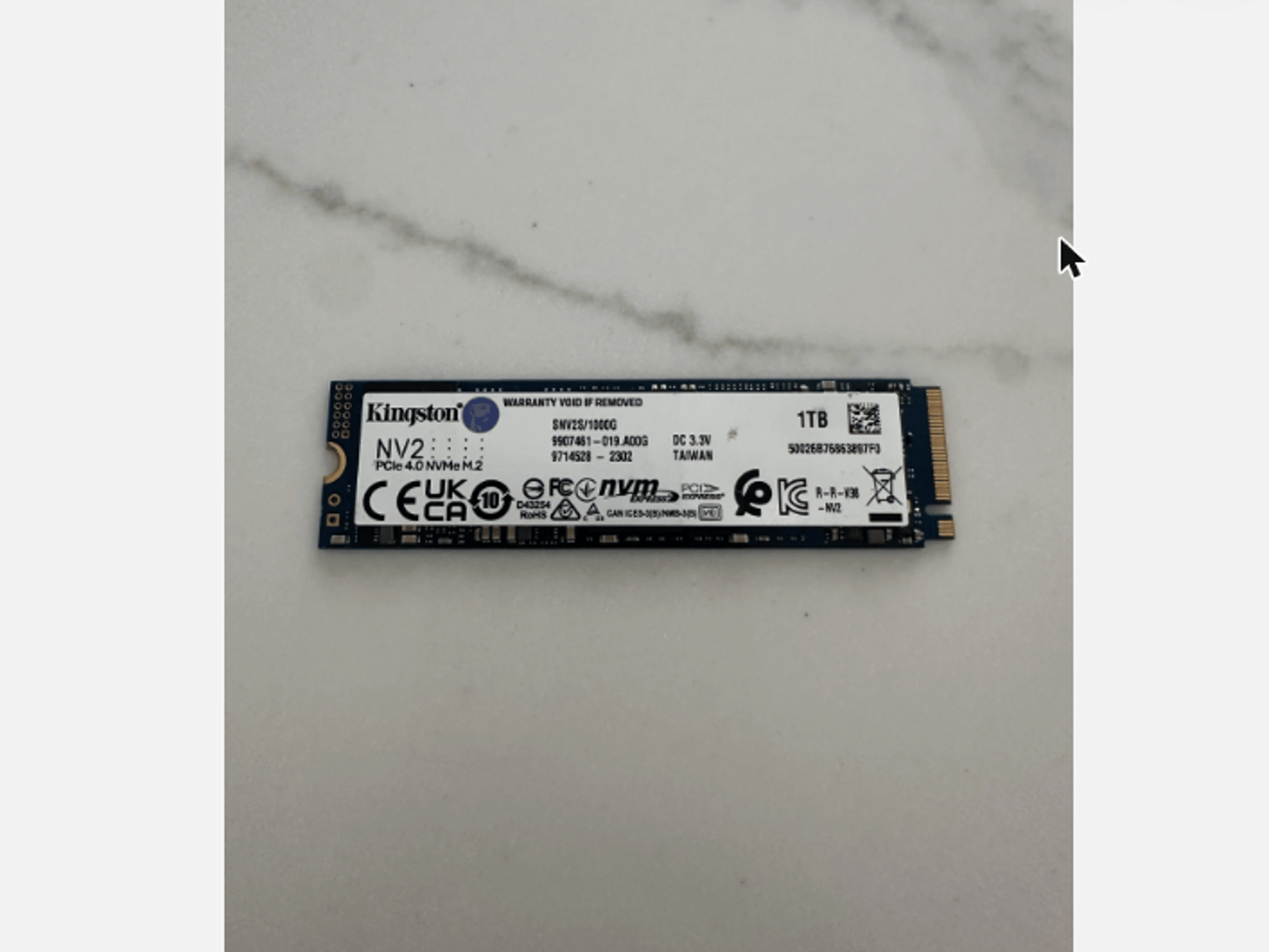Kingston NV2 1TB NVMe SSD