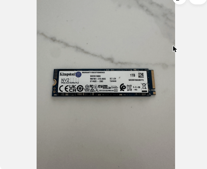 Kingston NV2 1TB NVMe SSD