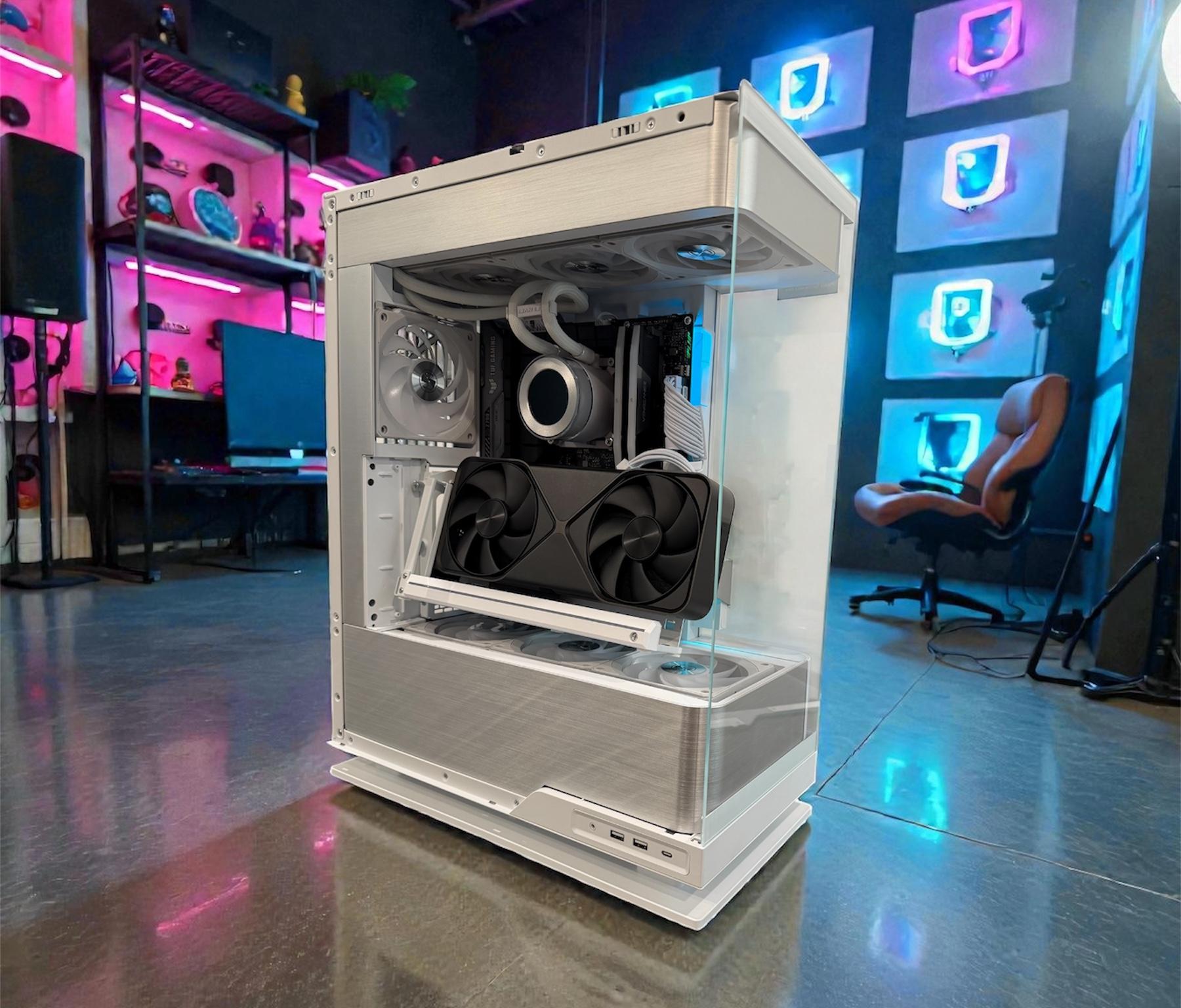 WHITE DEMON 😈 — RTX 5090 / i7-14700K — BUILT TO HUMILIATE ANY GAME 🧊