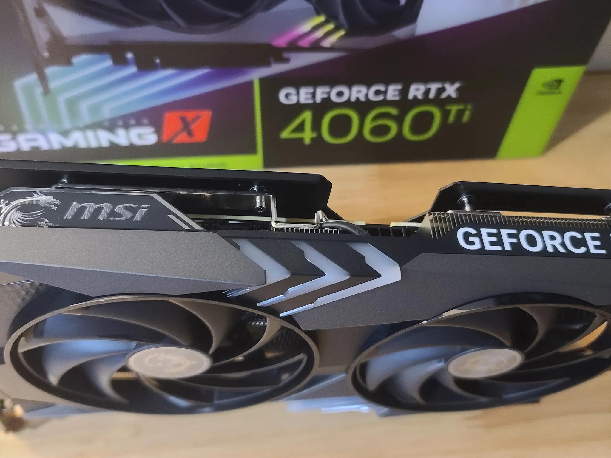 LIKE NEW! MSI RTX 4060ti Gaming X 8GB GPU