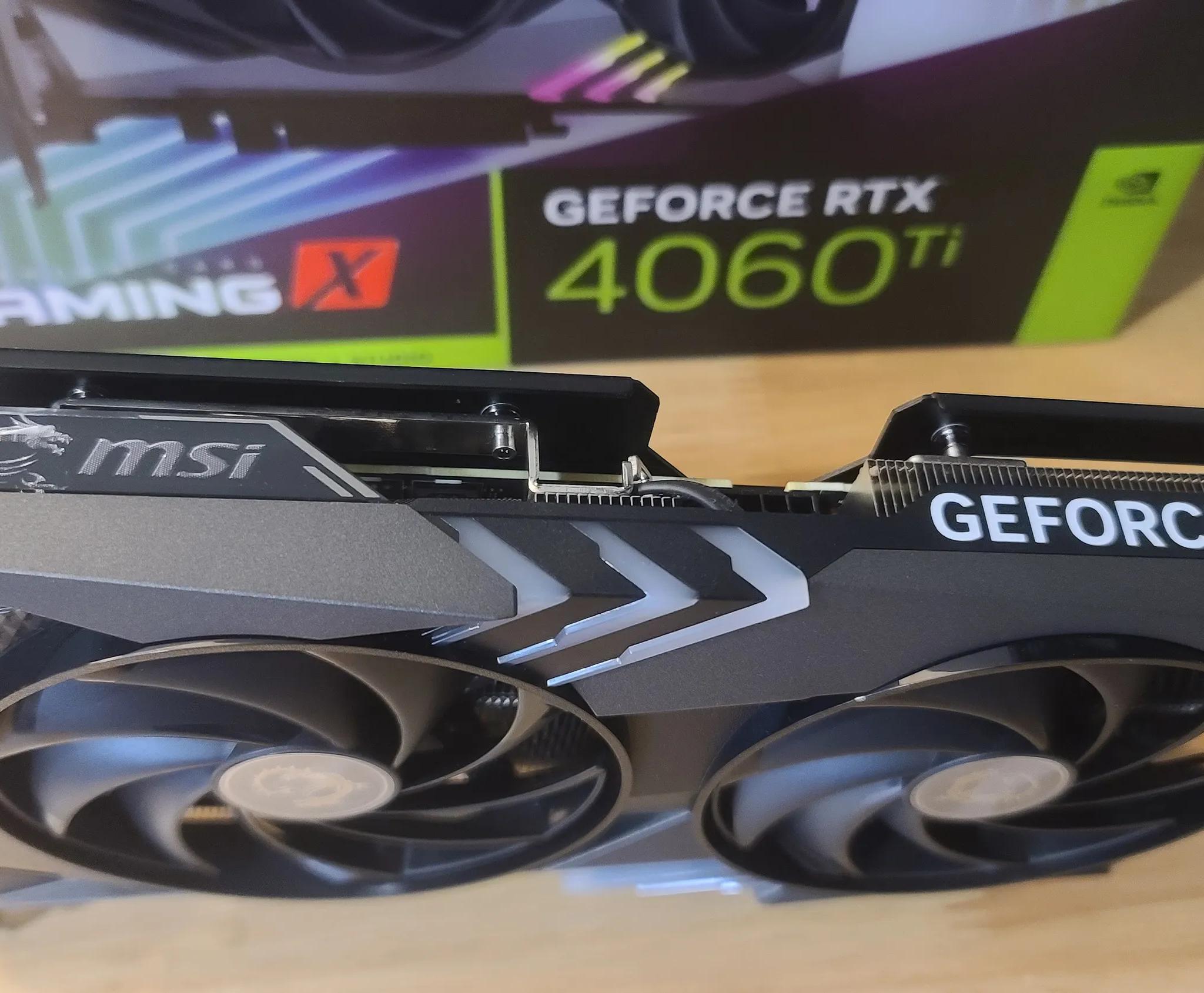 LIKE NEW! MSI RTX 4060ti Gaming X 8GB GPU