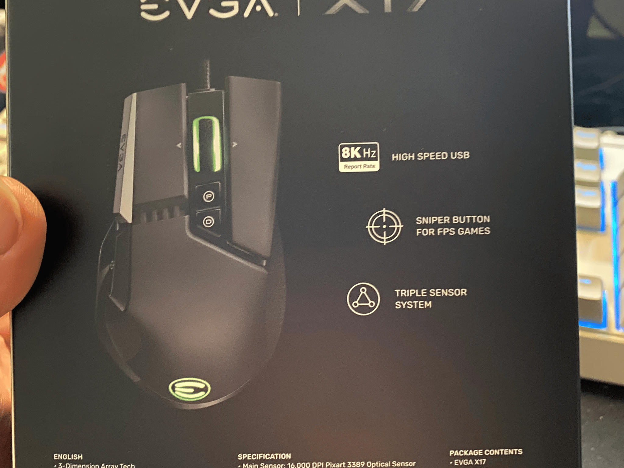 EVGA X17 Gaming Mouse