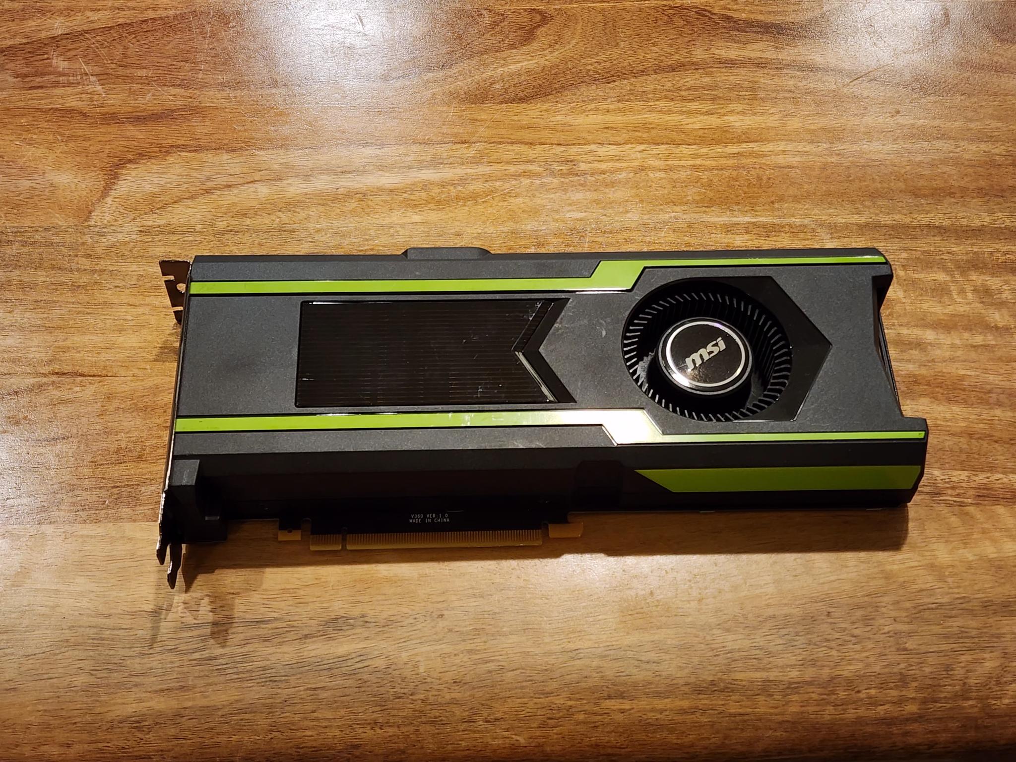 MSI GeForce GTX 1080 Ti AERO OC 11GB 352-Bit GDDR5X