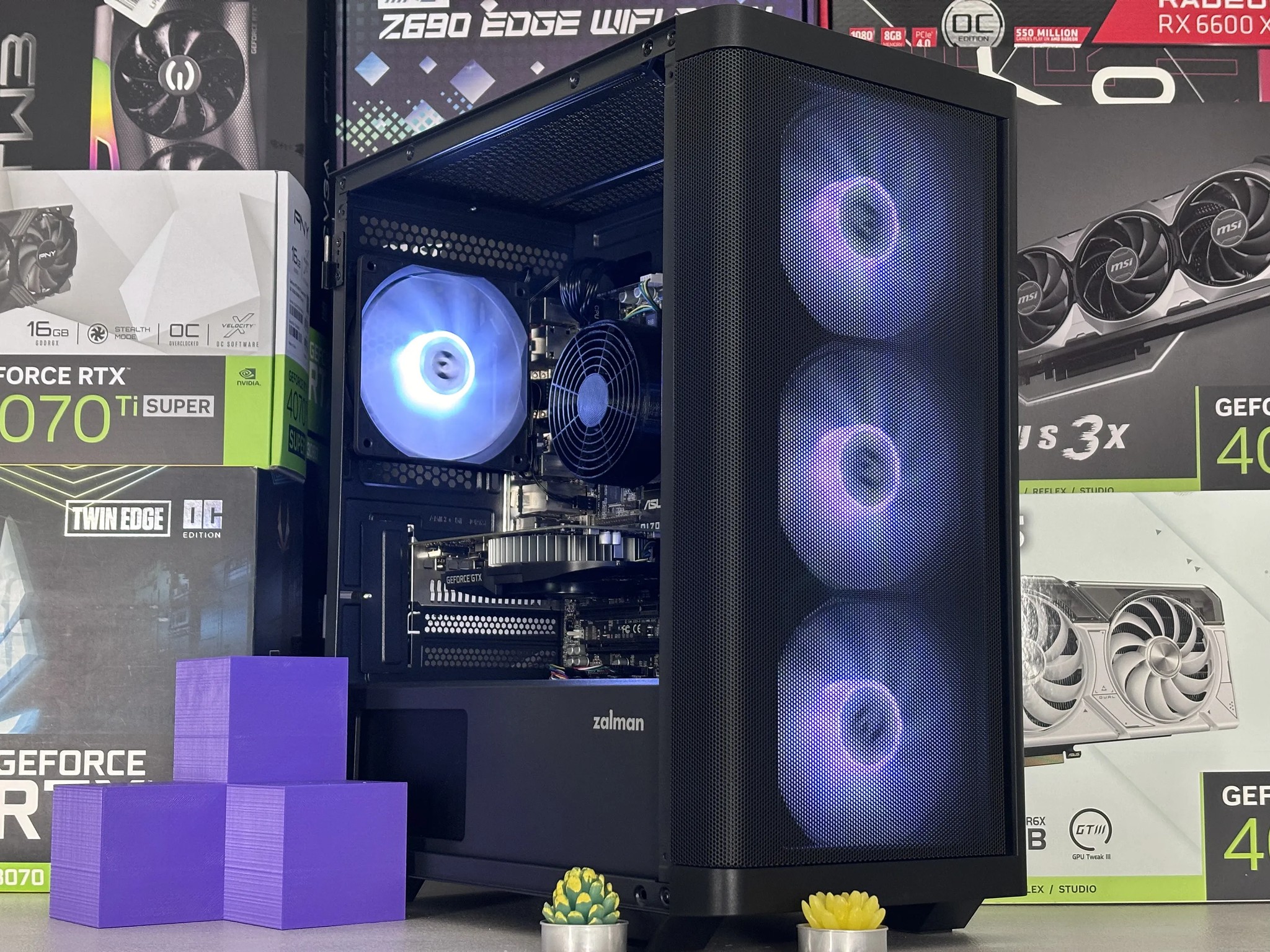 ⚫⚪| GTX 1650 4GB | INTEL i5 6600 | 16GB DDR4 RAM | 1TB NVME SSD | Silver Bullet |