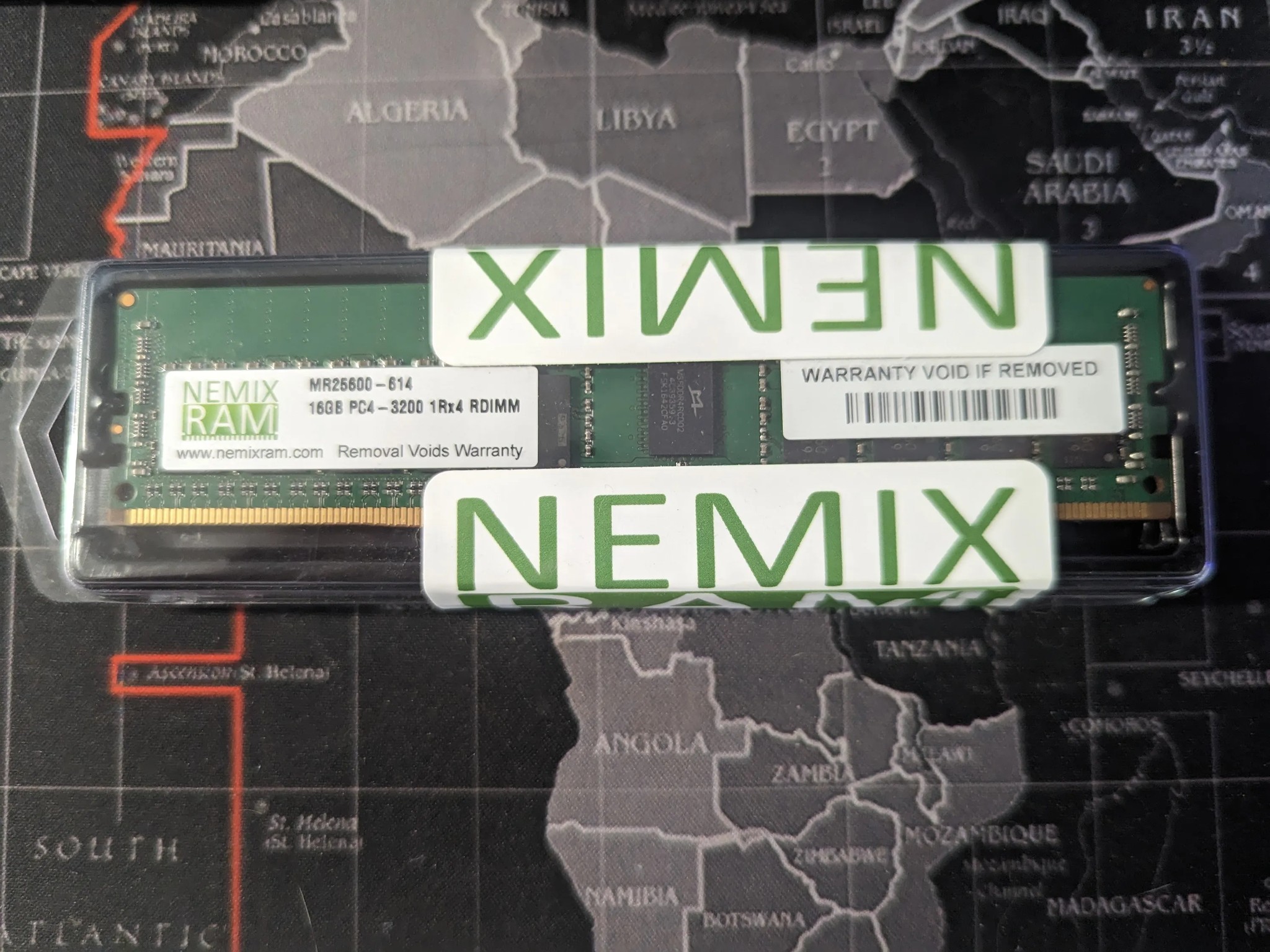 Nemix 32GB 2x16GB DDR4-3200 PC4-25600 1Rx4 RDIMM ECC Registered Memory
