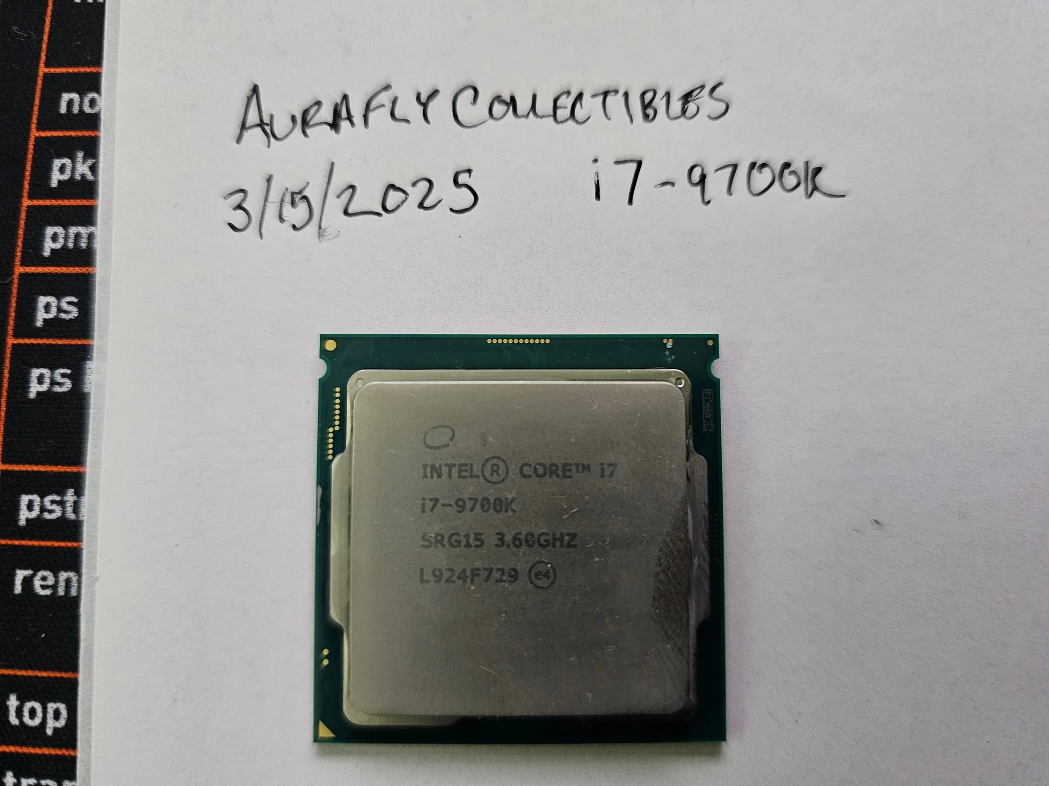 Intel Core i7-9700K Processor - 3.6GHz 8-Core LGA1151