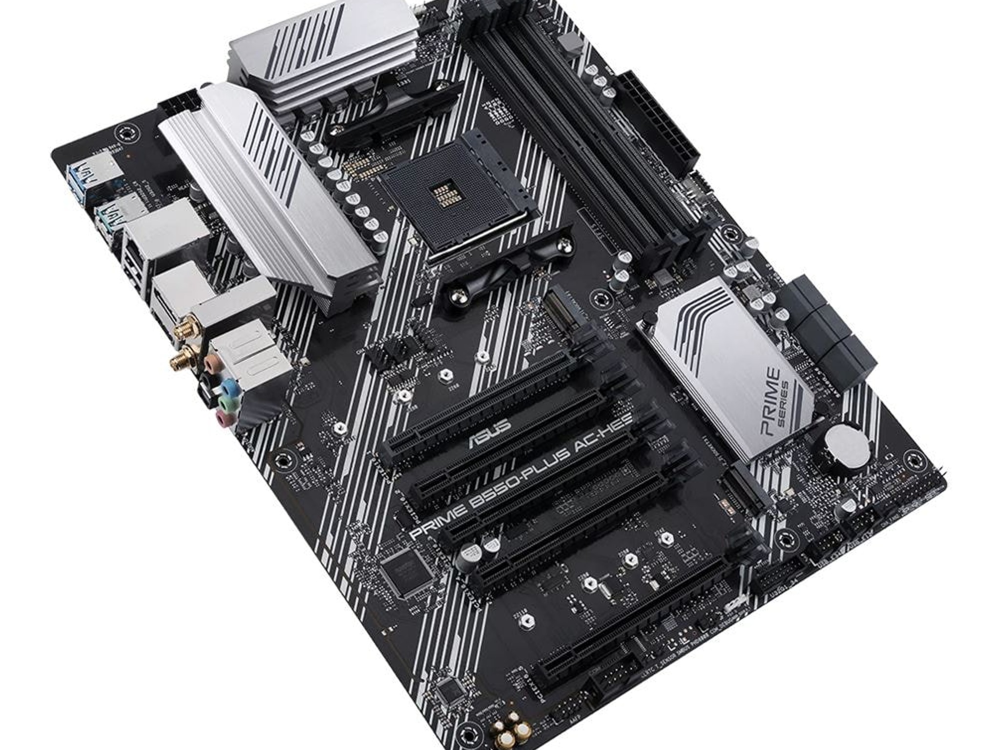 ASUS PRIME B550-PLUS AC AMD AM4 Socket B550 ATX M.2 Desktop Motherboard A
