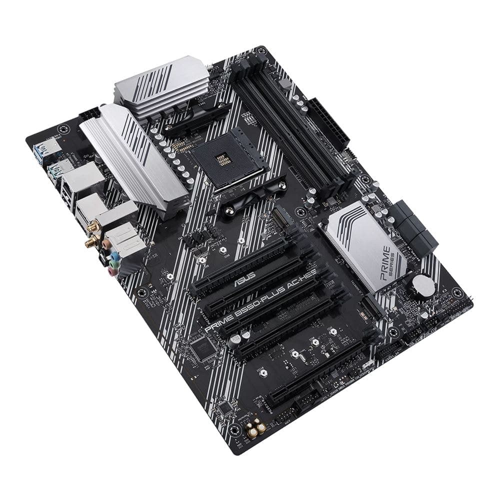 ASUS PRIME B550-PLUS AC AMD AM4 Socket B550 ATX M.2 Desktop Motherboard A
