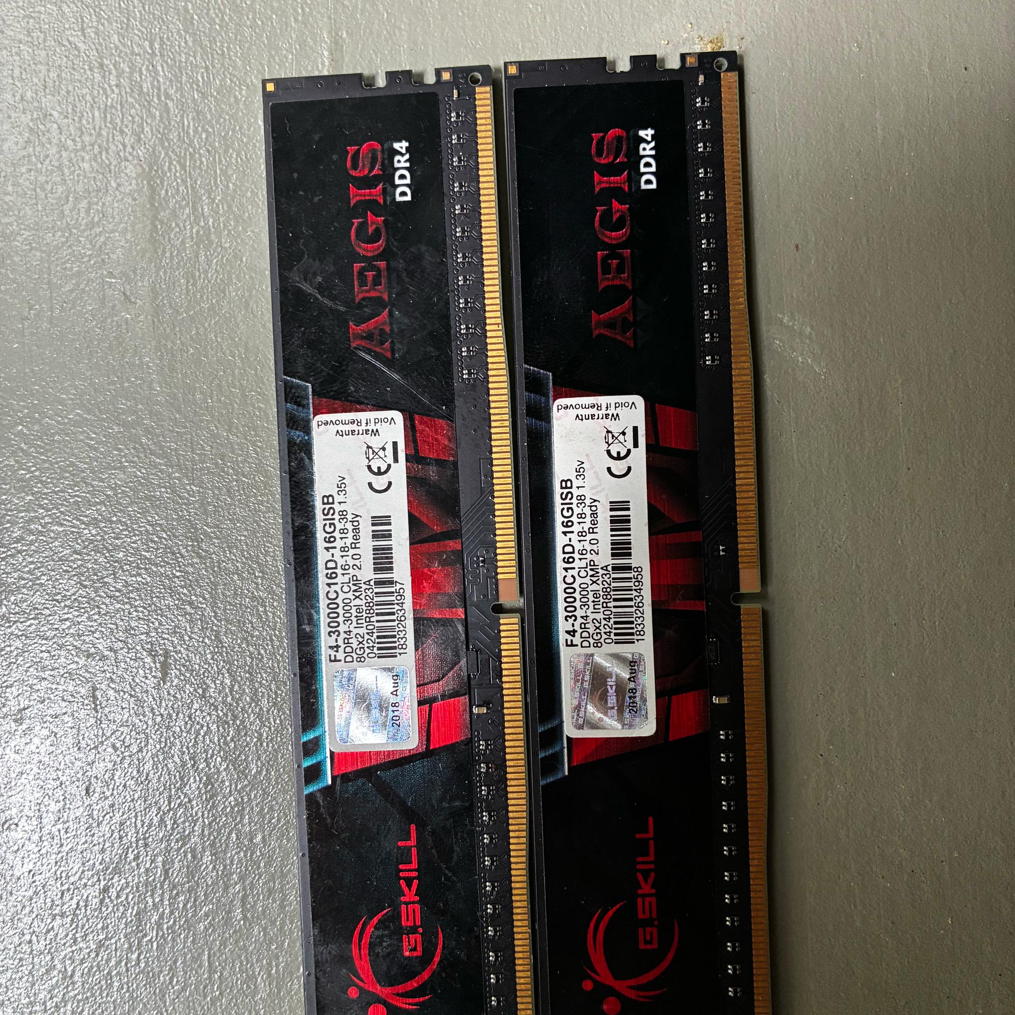 G.Skill Aegis DDR4-3000 2x8GB