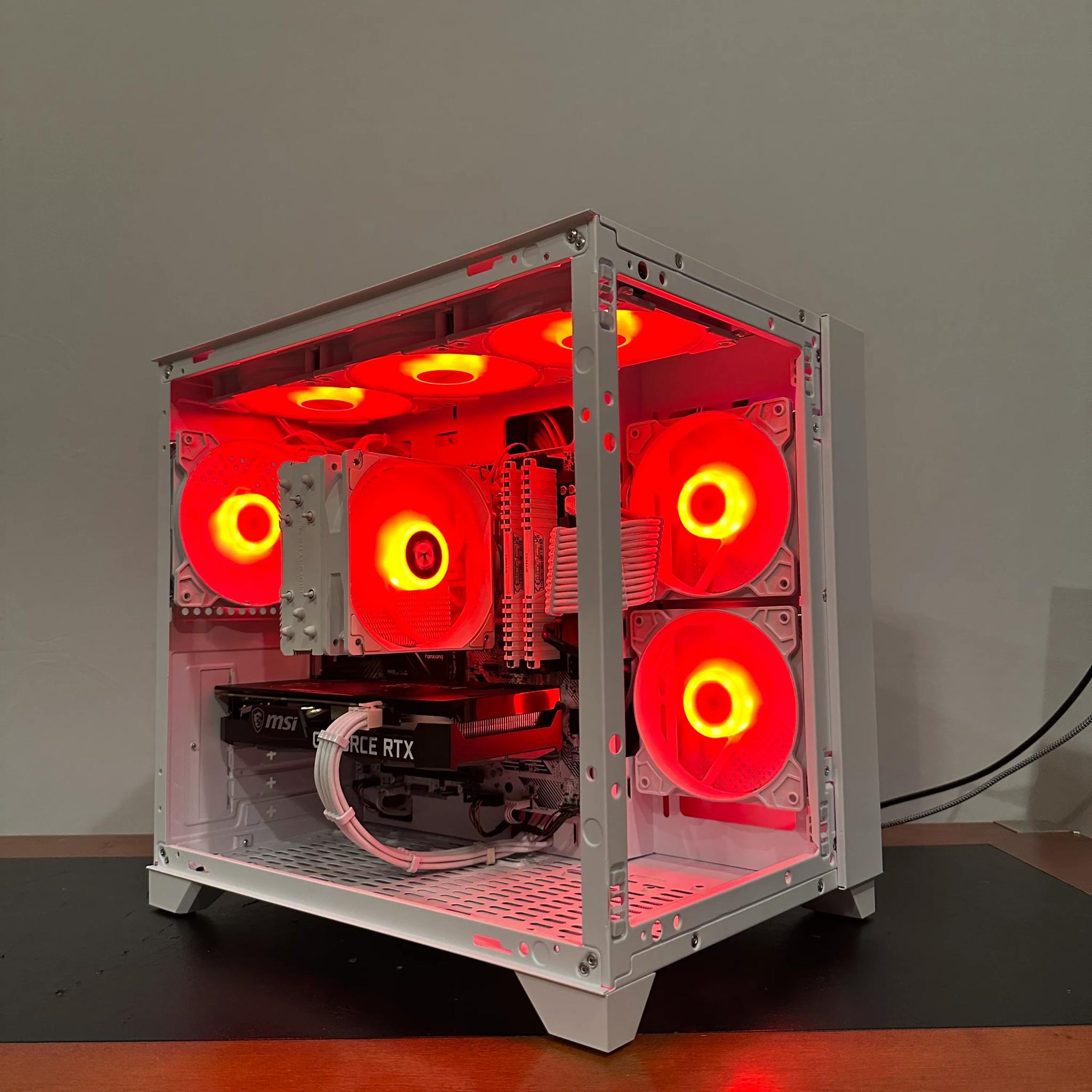 🤍 Price to Performance PC | RTX 3060 Ti | Ryzen 5 5600X | White Aesthetic | Full ARGB Control🤍