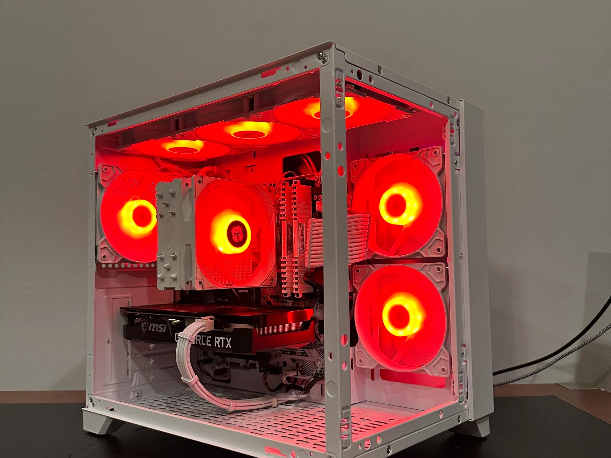 🤍 Price to Performance PC | RTX 3060 Ti | Ryzen 5 5600X | White Aesthetic | Full ARGB Control🤍