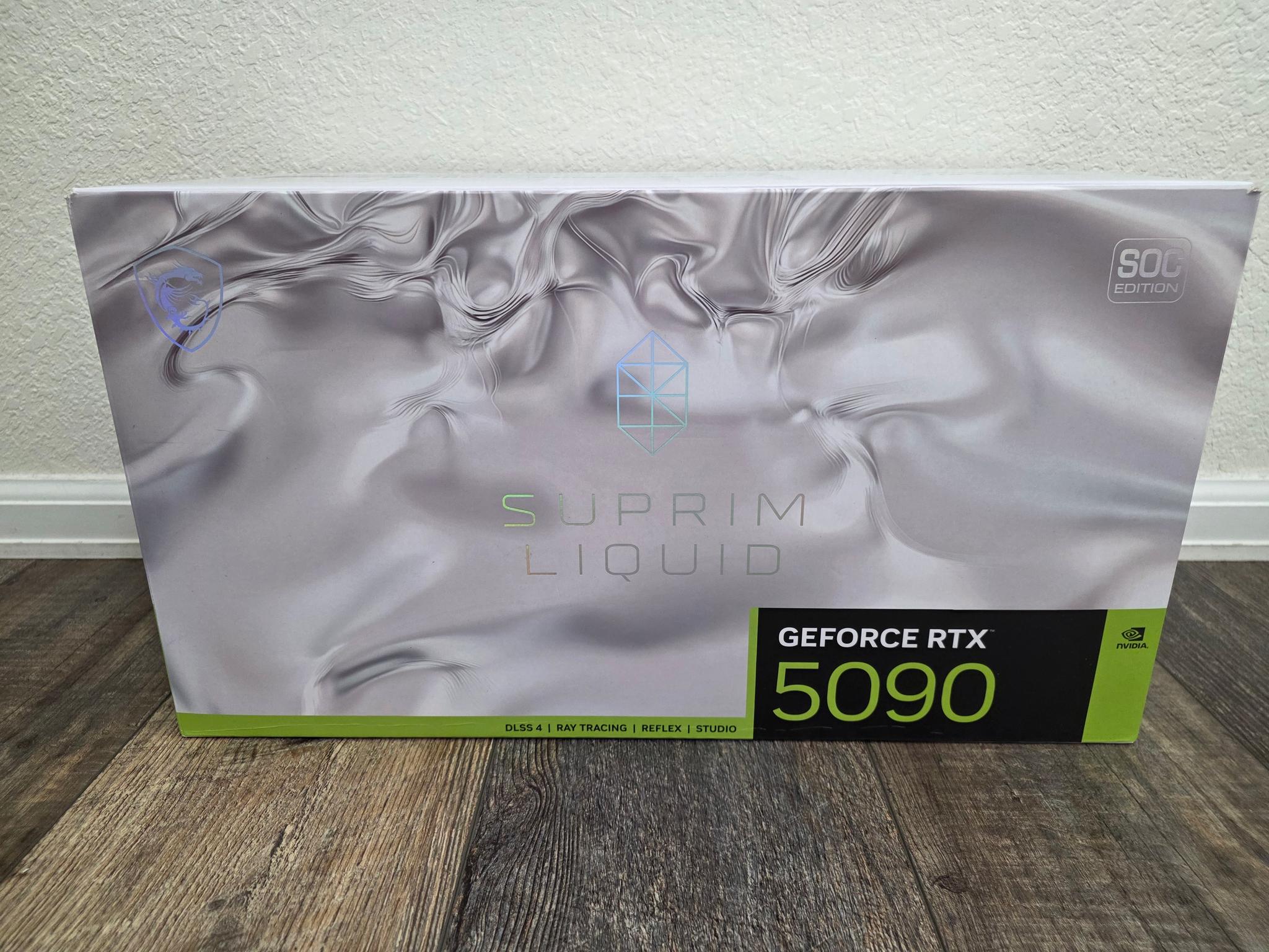 MSI GeForce RTX 5090 32G SUPRIM LIQUID SOC - Image 1