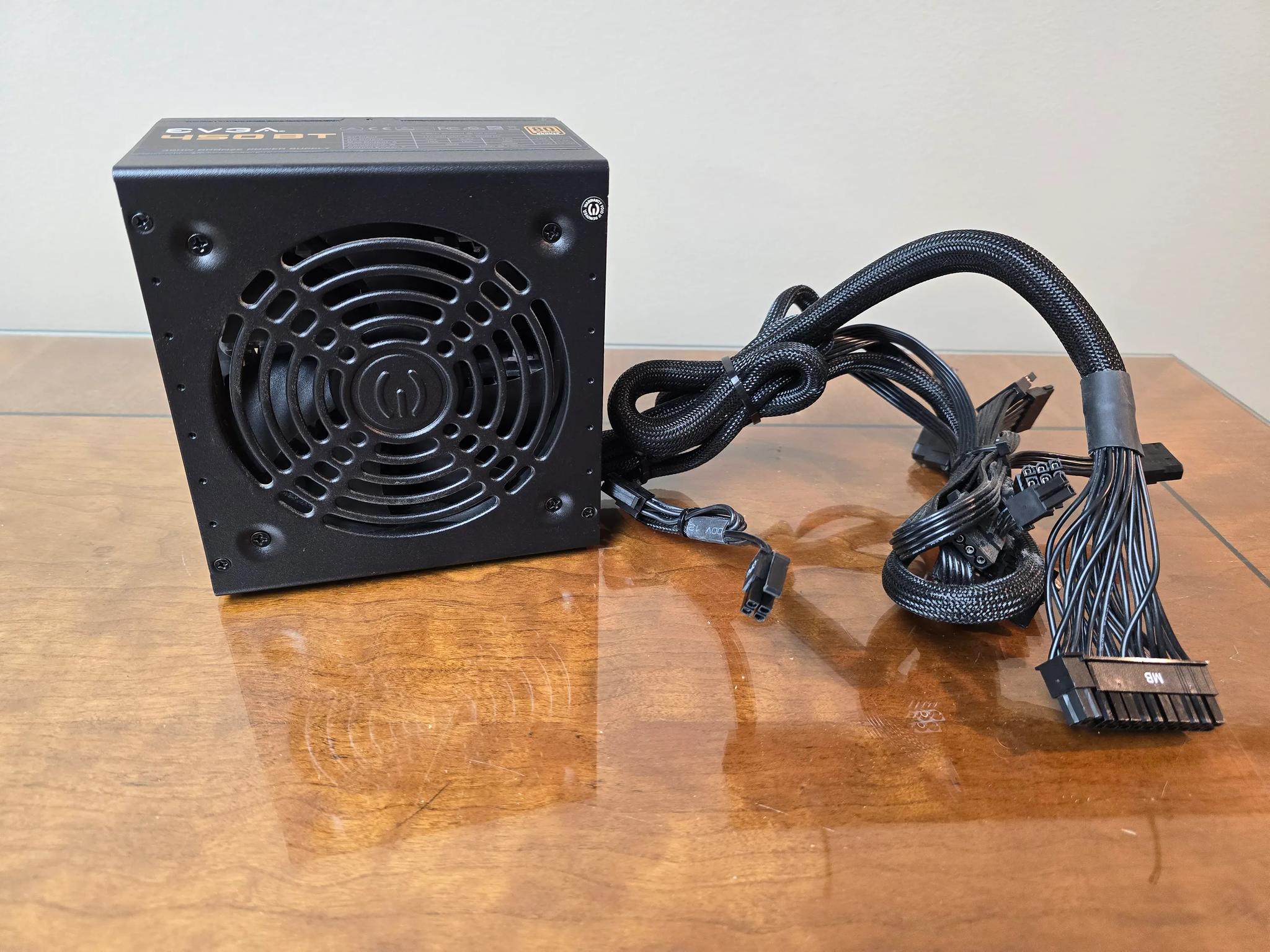 EVGA 450BT 80+ BRONZE 450W Power Supply 100-BT-0450-K1