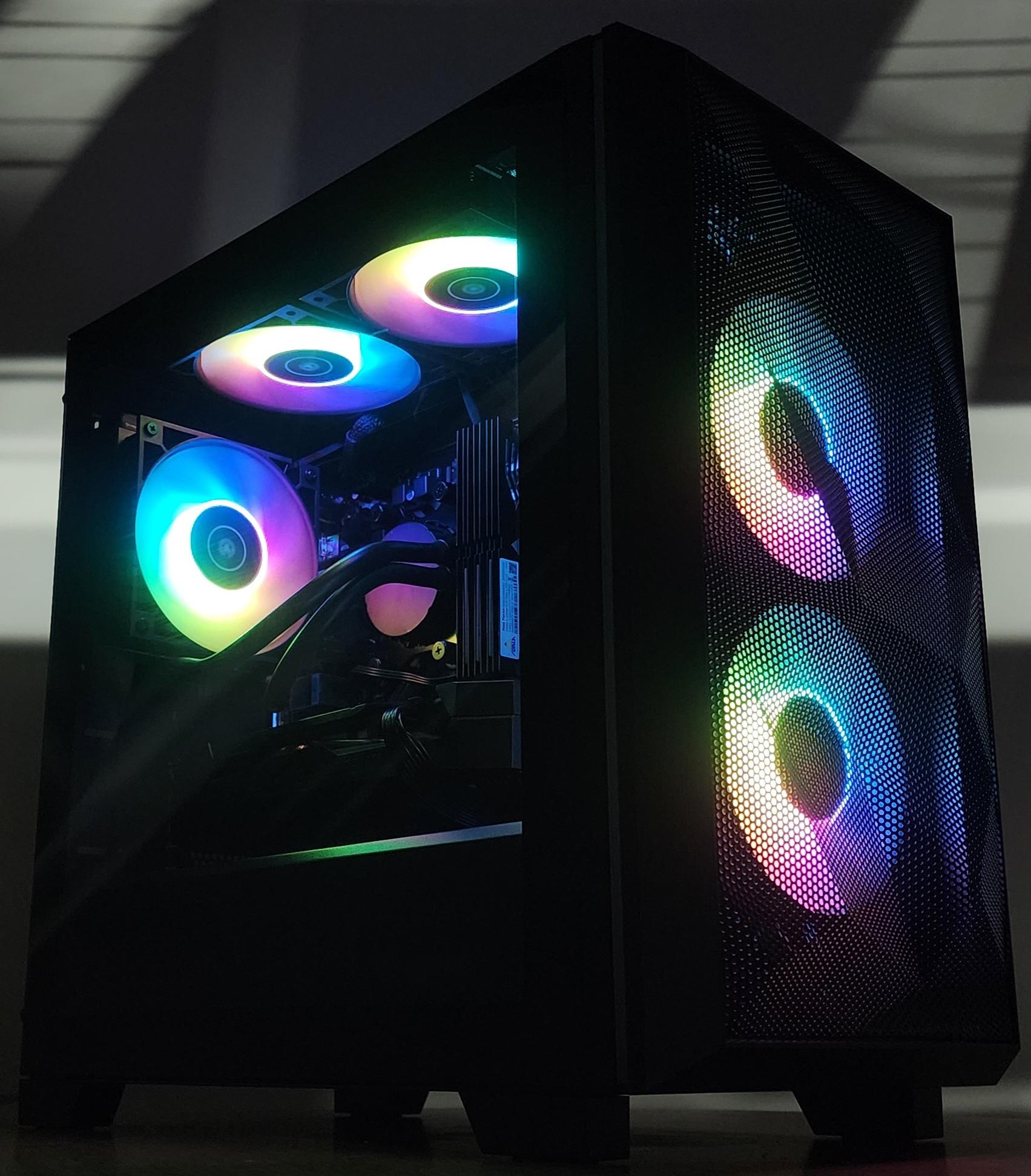 Gaming PC Ryzen 5 2600X 32GB RAM 512GB SSD+1TB HDD RTX 2060 12GB Win 11 Computer